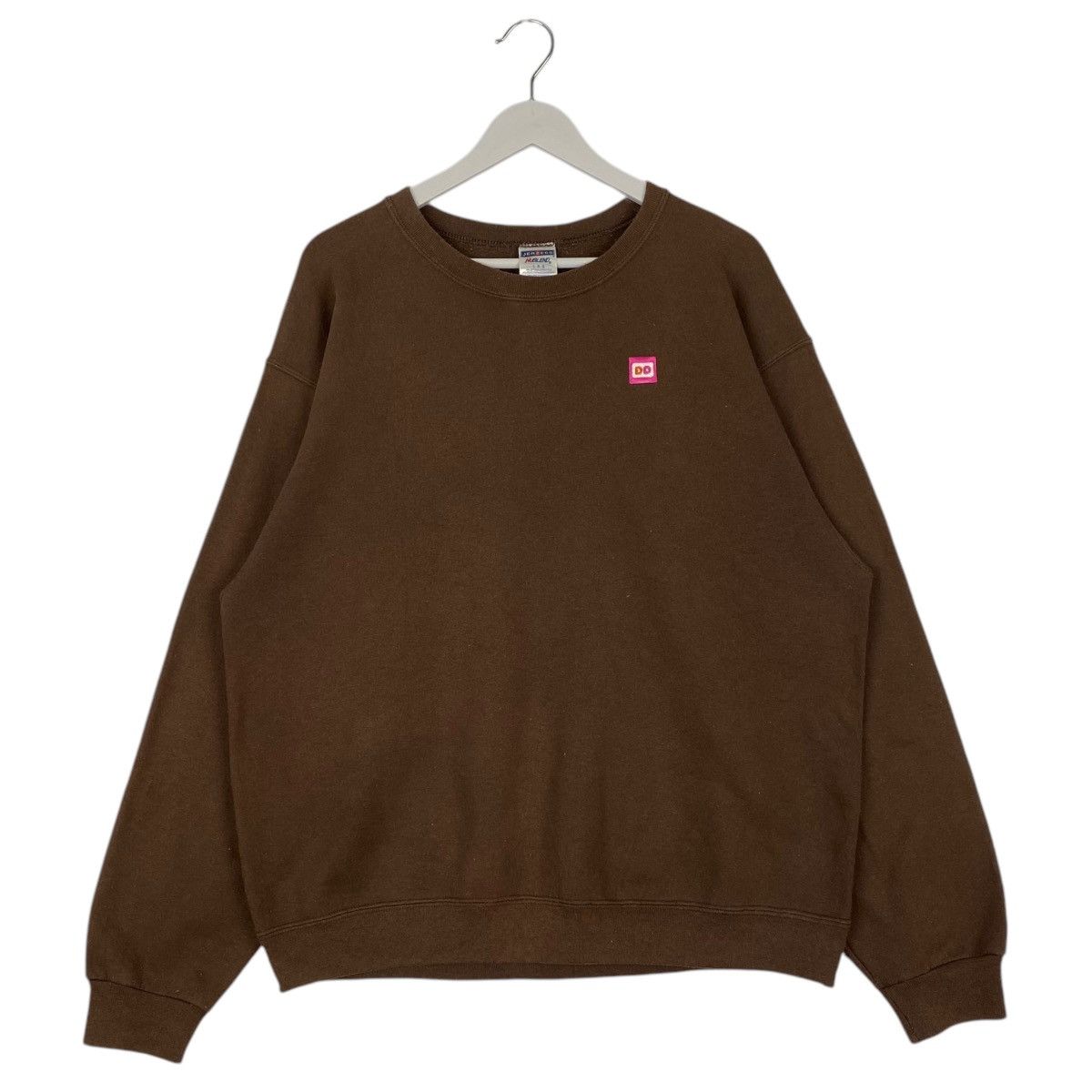Jerzees Vintage Jerzees Embroidered Crewneck Sweatshirt Brown Size US M / EU 48-50 / 2 - 1 Thumbnail