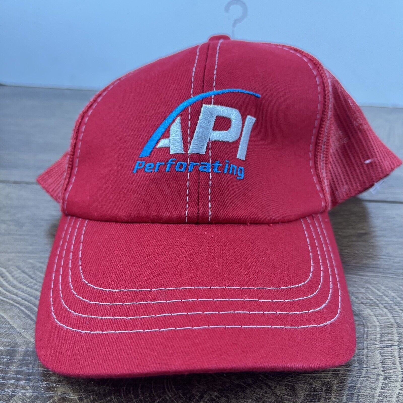 Other API Perforating Hat Red Cap Adjustable Hat Red Adult Fit Hat Size ONE SIZE - 1 Thumbnail