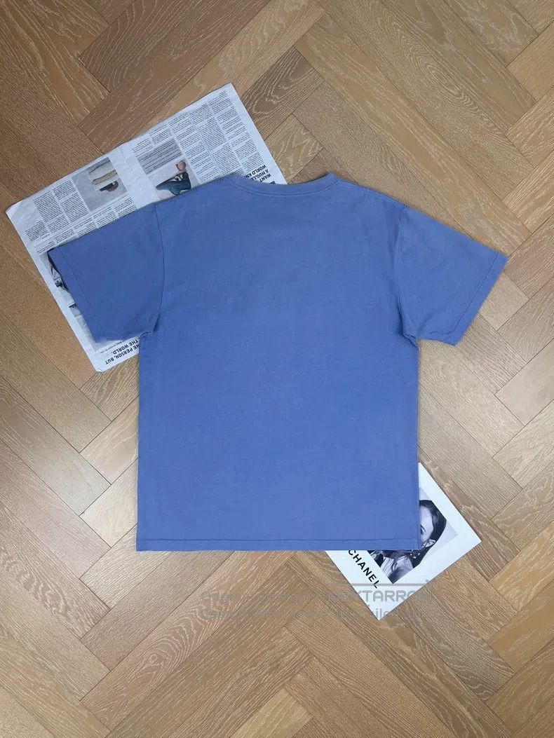 Dior Dior SS24 washed old embroidery slogan LOGO short sleeves Size US XL / EU 56 / 4 - 2 Thumbnail