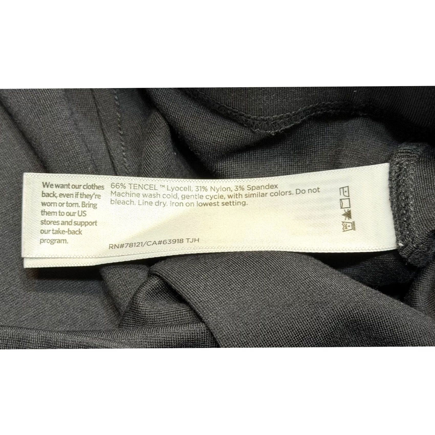 Eileen Fisher Eileen Fisher Women Gray Wide Leg Ankle Crop Pants Pull On Tencel Sz L Size 36" / US 14 / IT 50 - 4 Thumbnail