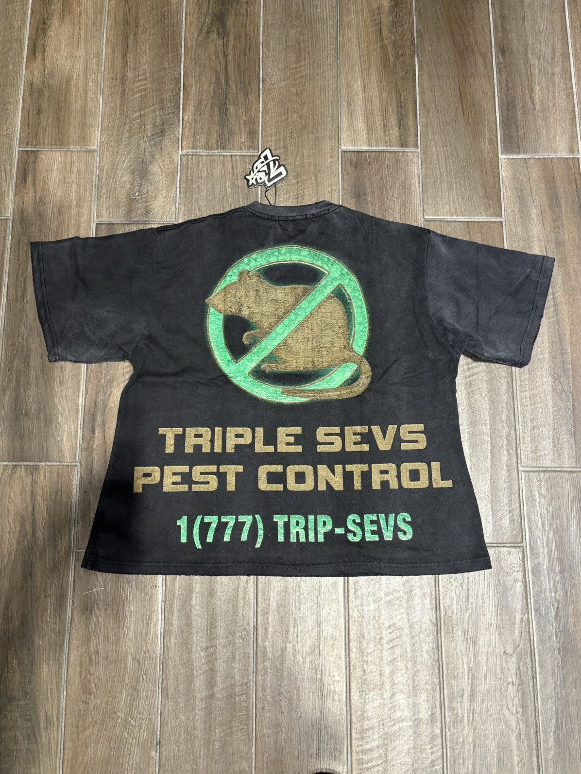 TRIPLE SEVENS Triple Sevens Pest Control Tee Black Size US L / EU 52-54 / 3 - 2 Thumbnail