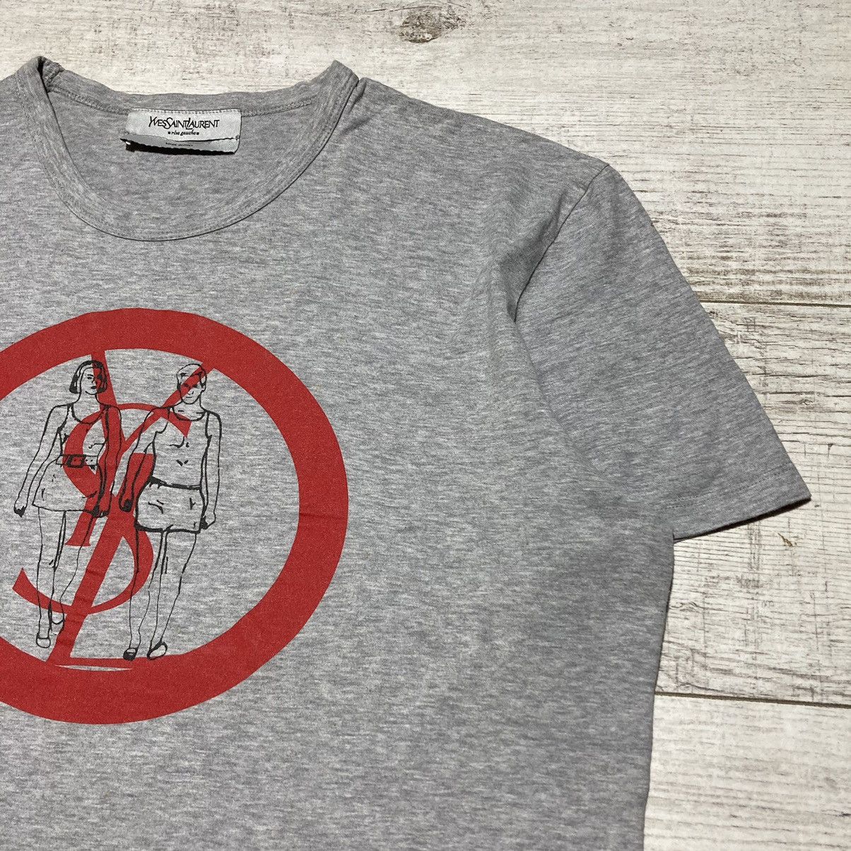 Yves Saint Laurent SAINT LAURENT RIVE GAUCHE TSHIRT FORD Size US L / EU 52-54 / 3 - 4 Thumbnail