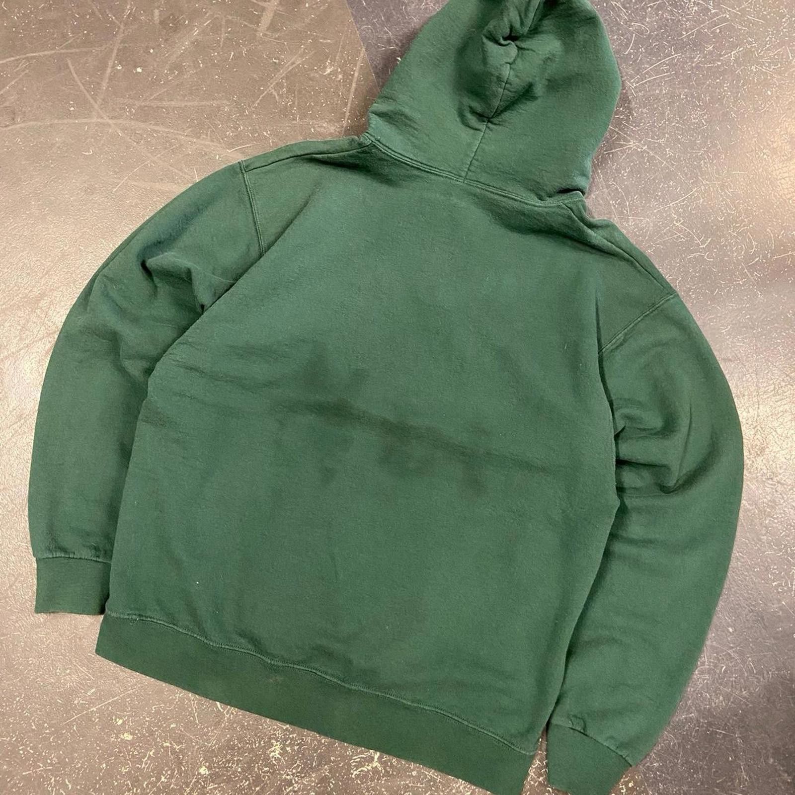 Jerzees Vintage Forest Green Jerzees Blank Hoodie Size US L / EU 52-54 / 3 - 4 Thumbnail