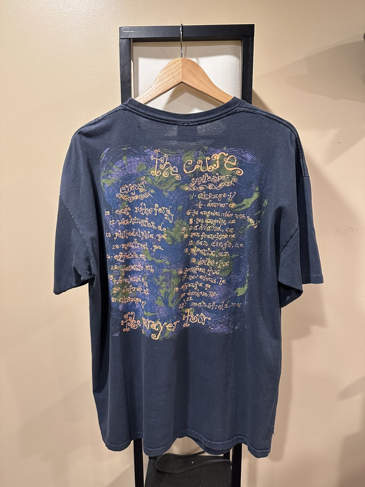 Band Tees × The Cure × Vintage Vintage 1989 The Cure The Prayer Tour Disintegration T-shirt Size US XL / EU 56 / 4 - 2 Thumbnail
