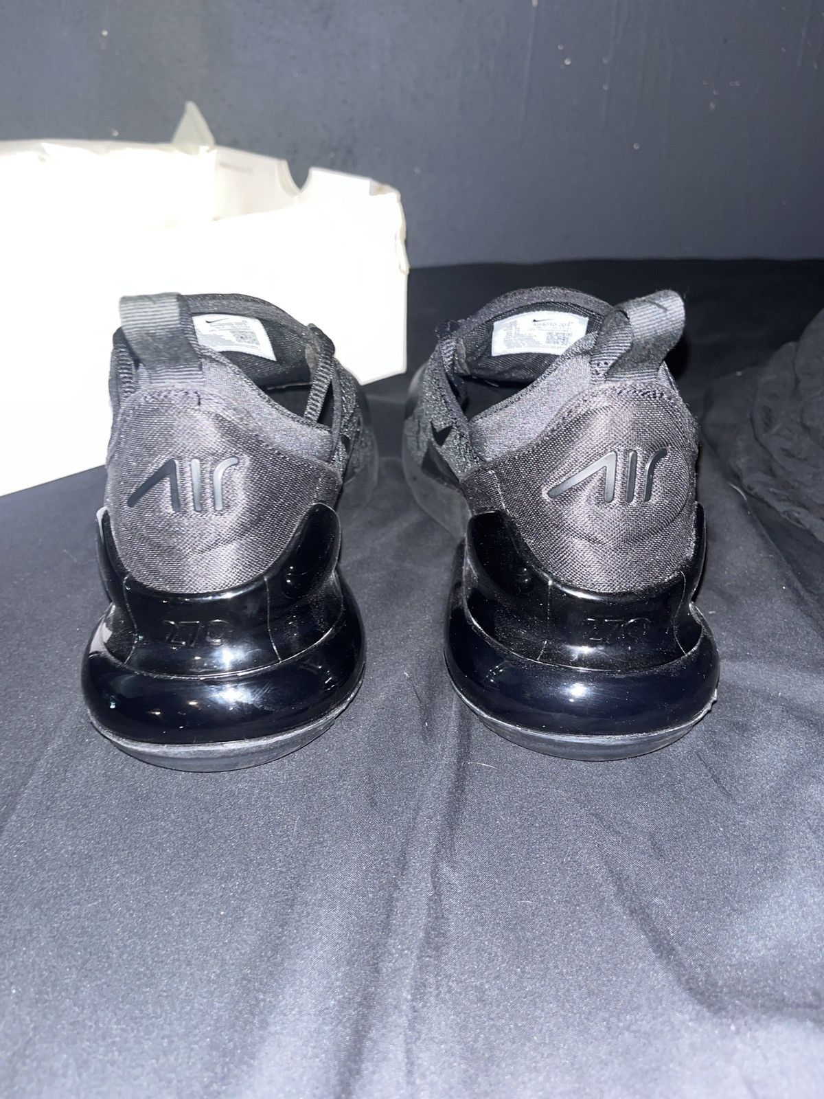 Nike Air Max 270 Triple Black Size US 10 / EU 43 - 4 Thumbnail