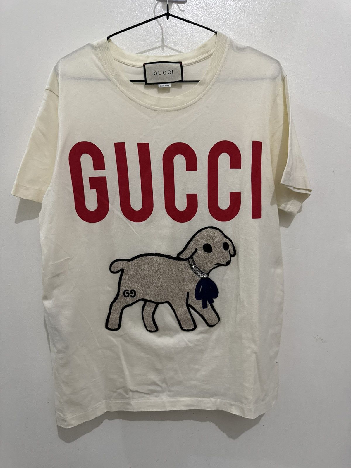 GUCCI Lamb Print Tee – Michele Era Graphic
