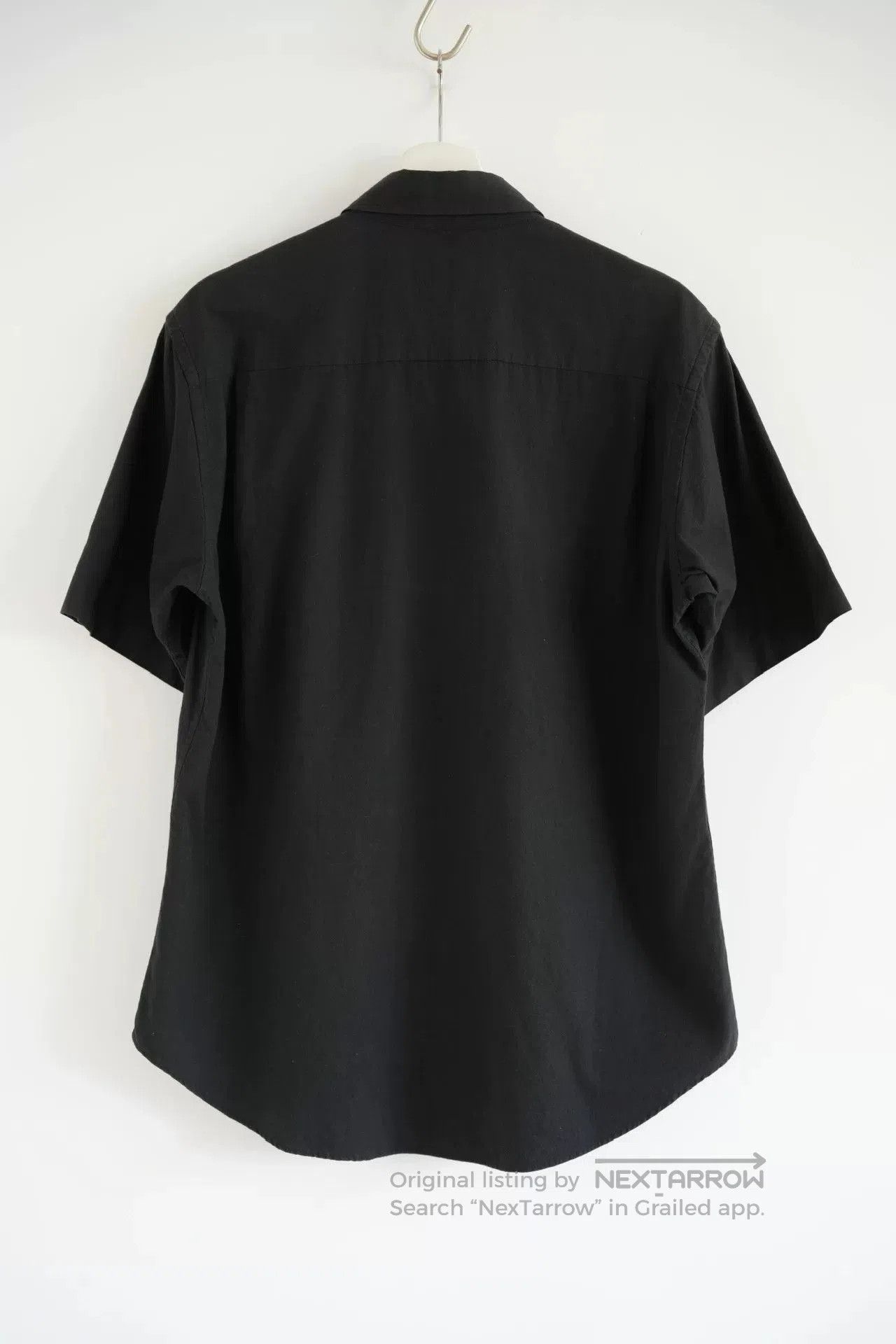 Yohji Yamamoto Yohji Yamamoto Short Sleeve Black Shirt. Size US M / EU 48-50 / 2 - 2 Thumbnail