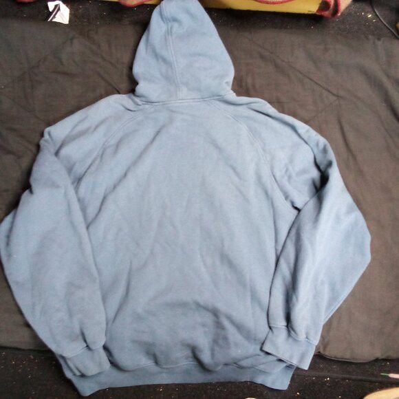 Nike × Vintage Vintage Y2K Nike Hoodie Sweatshirt Blue Size US XXL / EU 58 / 5 - 6 Thumbnail