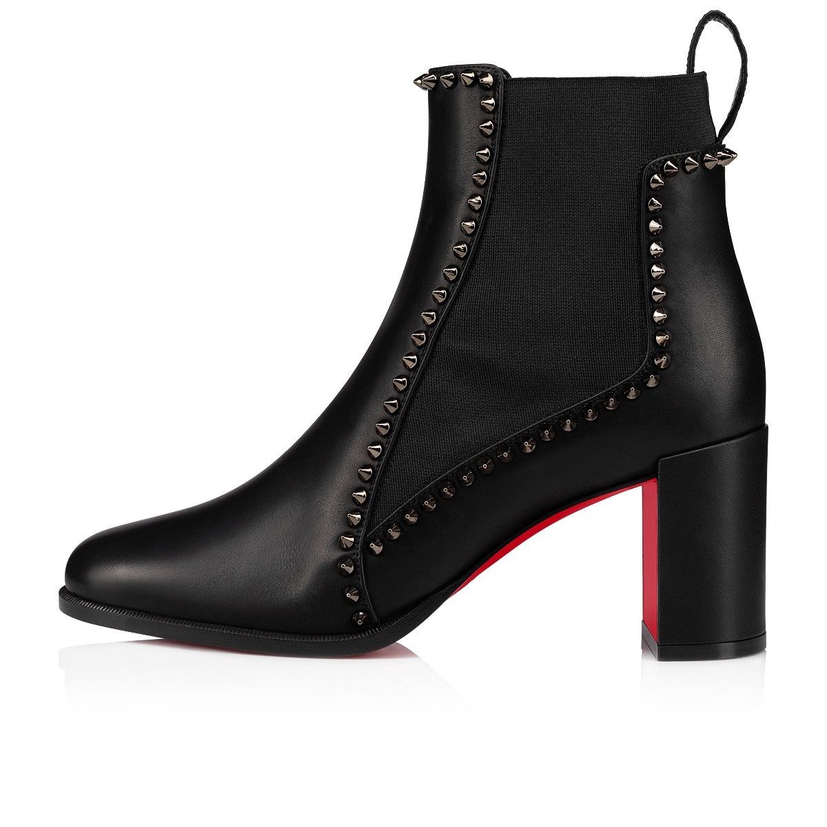 Christian Louboutin o1s1wg110125 Out Line Spikes Boots in Black Size US 9 / IT 39 - 2 Thumbnail