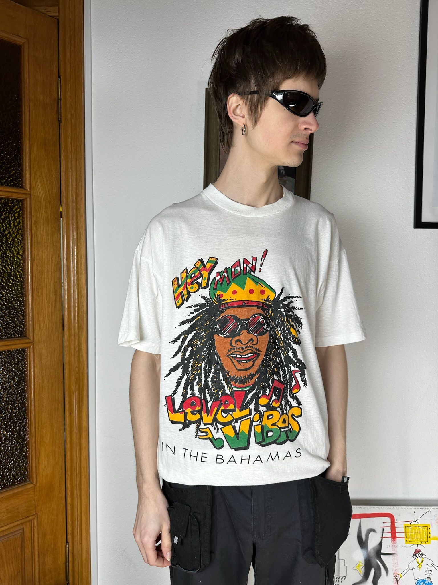 Bob Marley Vintage 90s Weed Rasta Tee Smoke Cannabis styssy style Size US XL / EU 56 / 4 - 4 Thumbnail