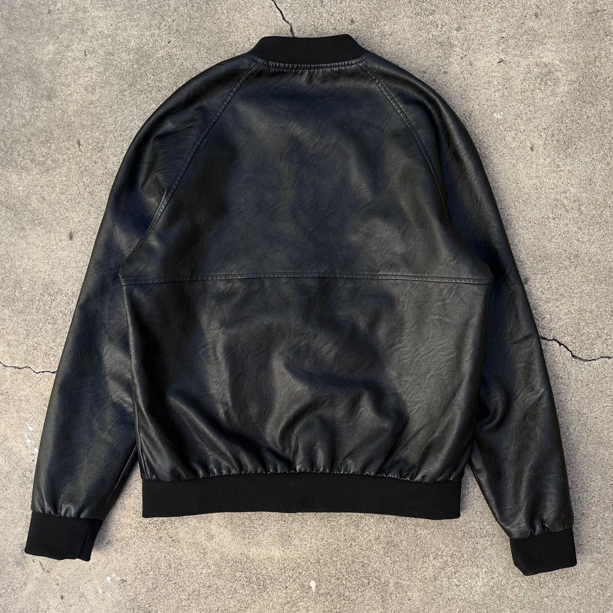 Japanese Brand Faux Leather Bomber Size US L / EU 52-54 / 3 - 2 Thumbnail