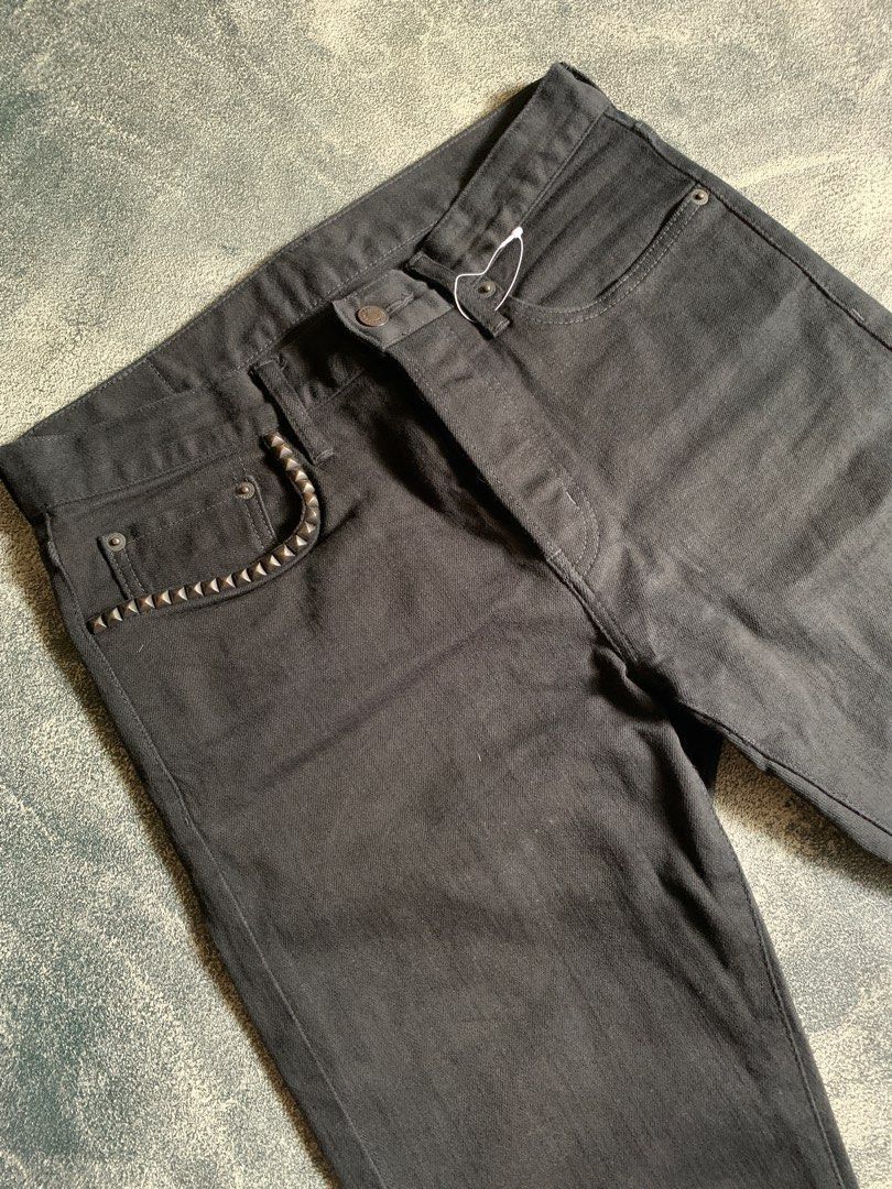 Hysteric Glamour hysteric glamour studed black jeans Size US 32 / EU 48 - 6 Thumbnail