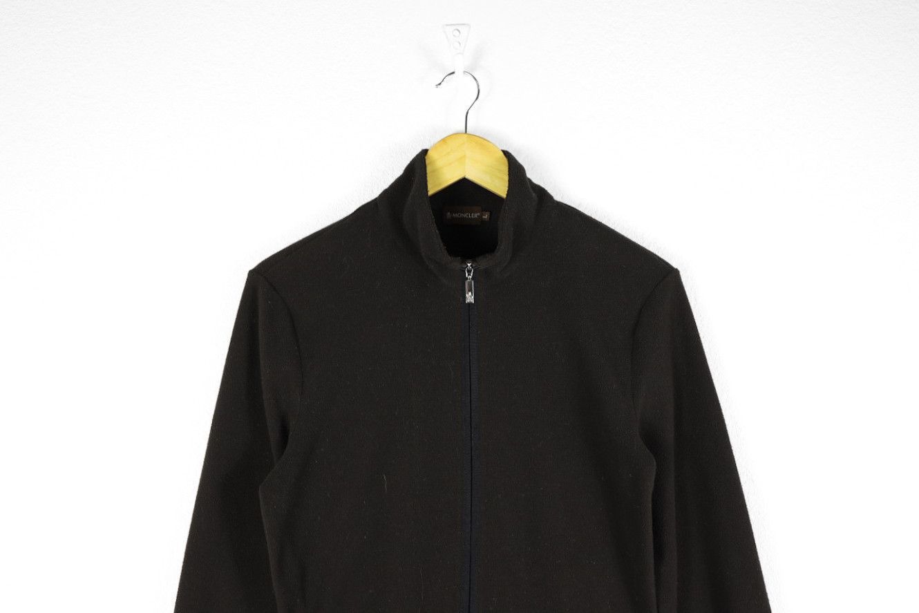 Moncler × Vintage Vintage Moncler Fleece Track Lightweight Jacket Size L / US 10 / IT 46 - 2 Thumbnail