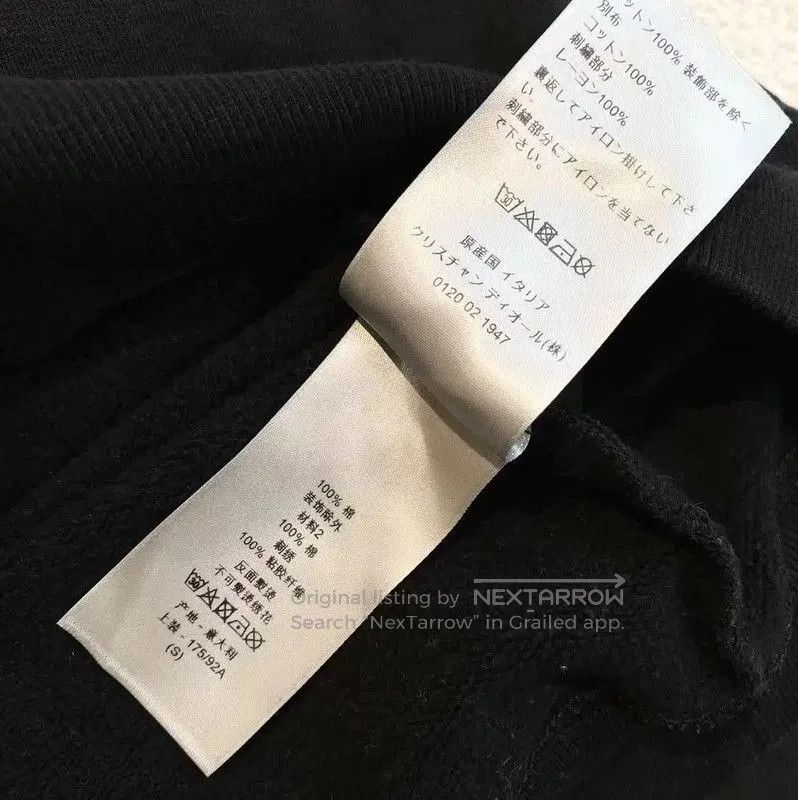 Dior Dior Women's Black Cotton Pullover Sweatshirt . Size S / US 4 / IT 40 - 6 Thumbnail