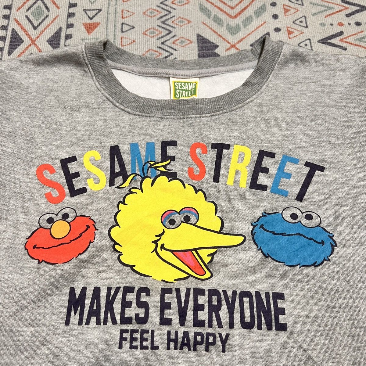 Cartoon Network × Kaws Vintage Cartoon Sesame Street Sweatshirt Size US L / EU 52-54 / 3 - 5 Thumbnail
