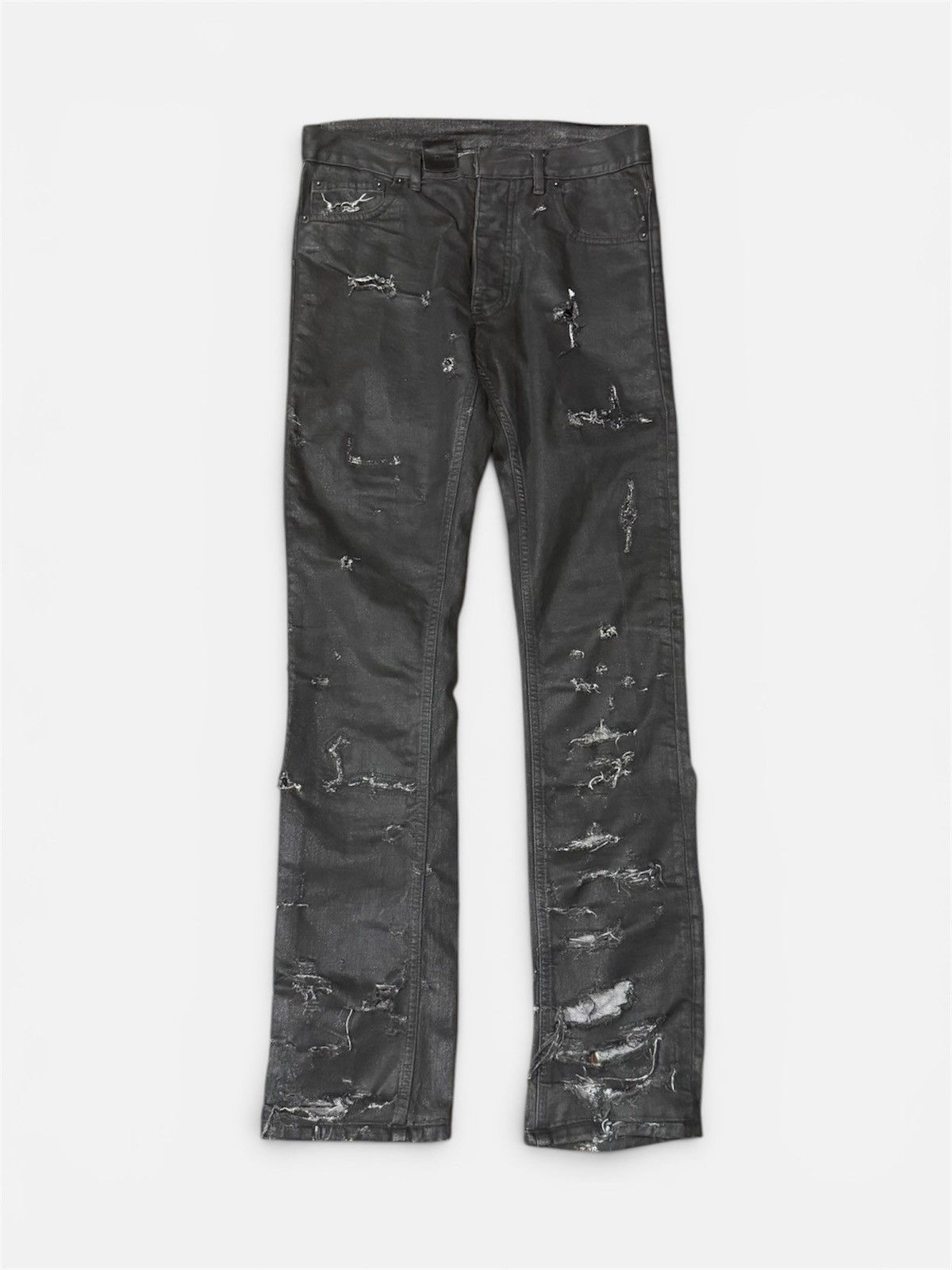 Dior SS04 Dior "Strip" Denim Size US 27 - 1 Thumbnail