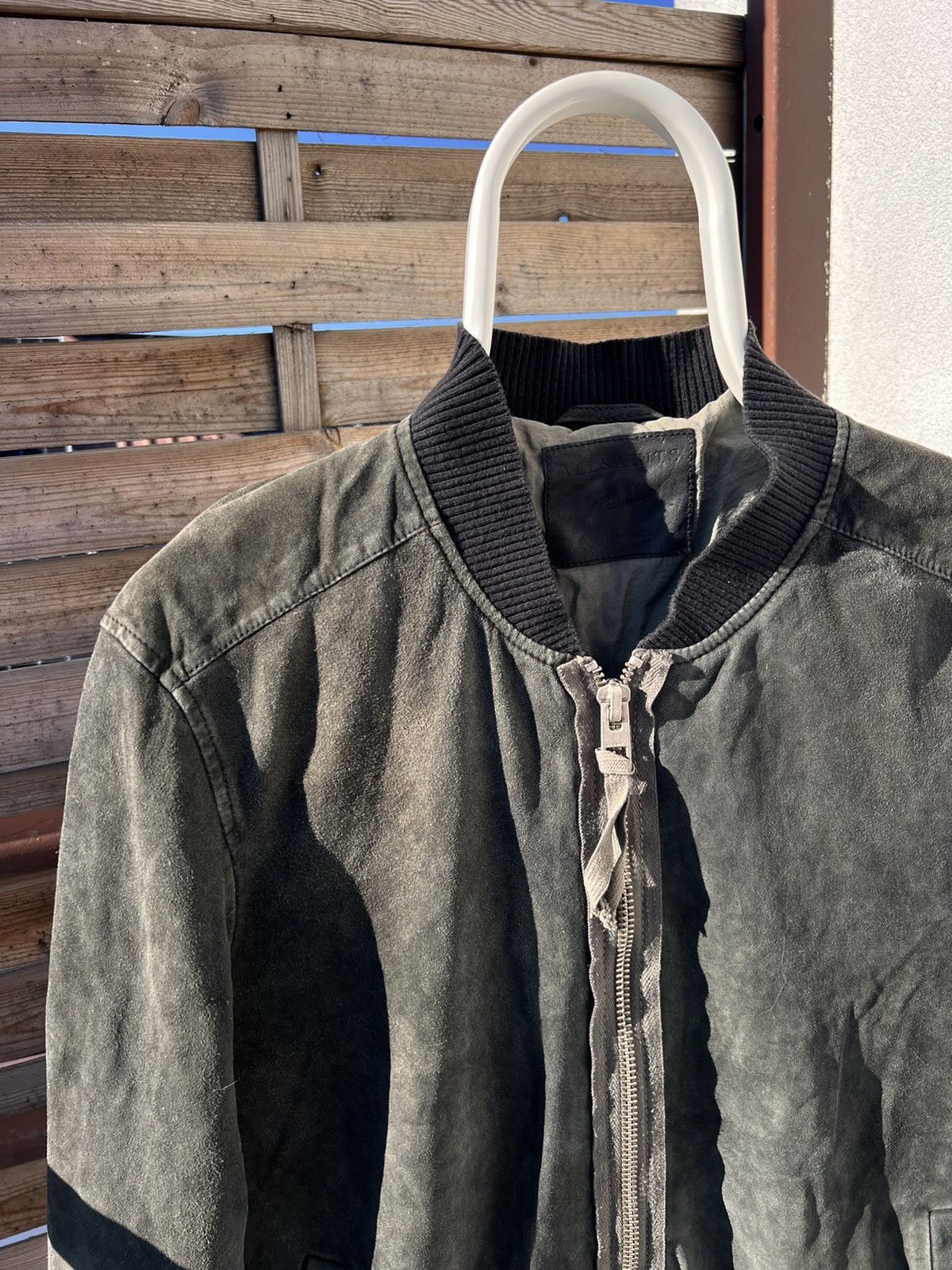 Allsaints Allsaints Touvier Goat Leather Bomber Size US M / EU 48-50 / 2 - 4 Thumbnail