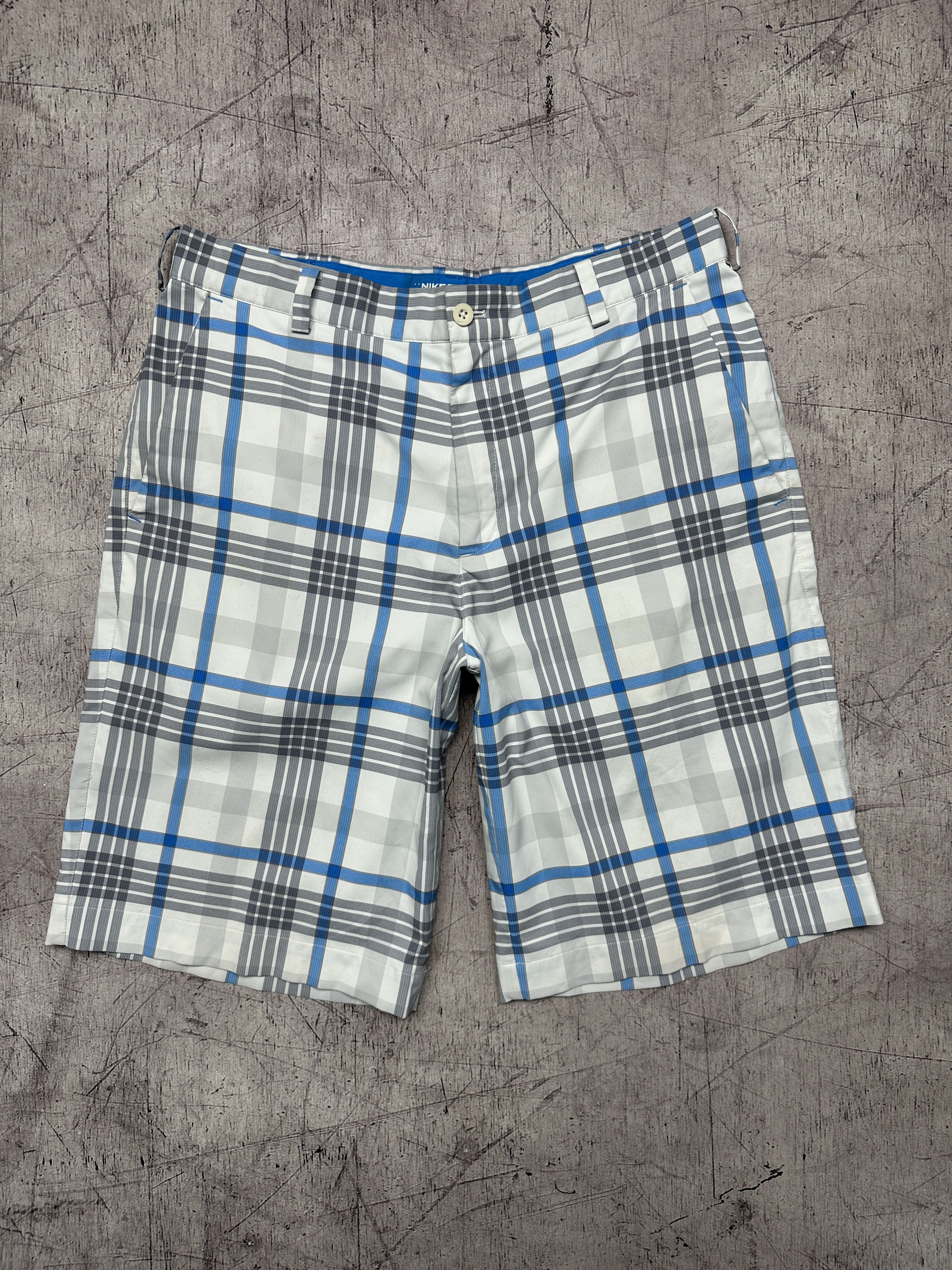 Nike Nike Golf Mens Checkered Shorts Size US 32 / EU 48 - 1 Thumbnail