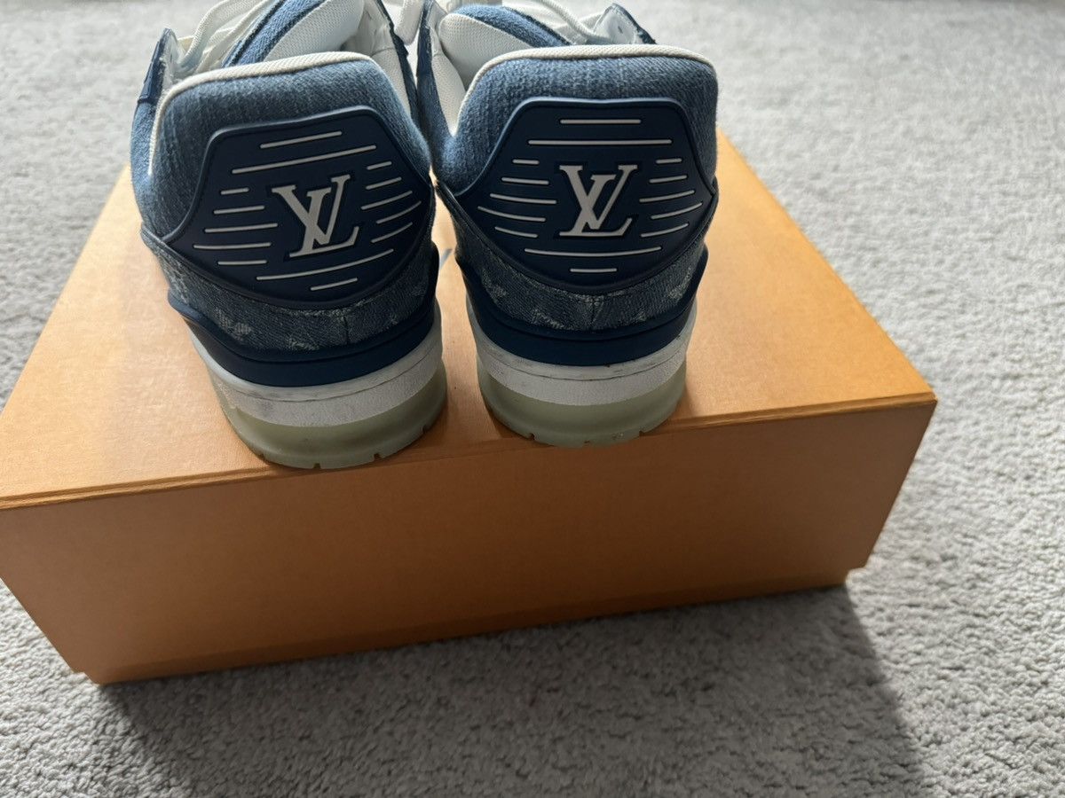 Louis Vuitton Louis Vuitton denim monogram trainers Size US 8 / EU 41 - 4 Thumbnail