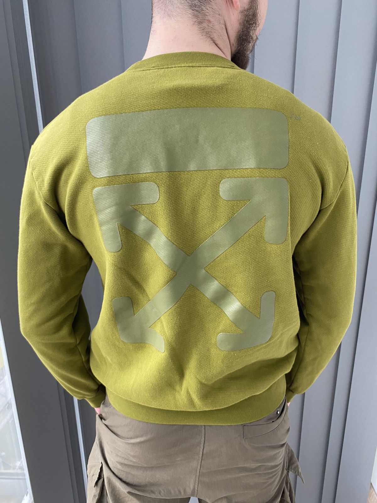 Off-White Off White Sweatshirt Big Logo Size US M / EU 48-50 / 2 - 2 Thumbnail
