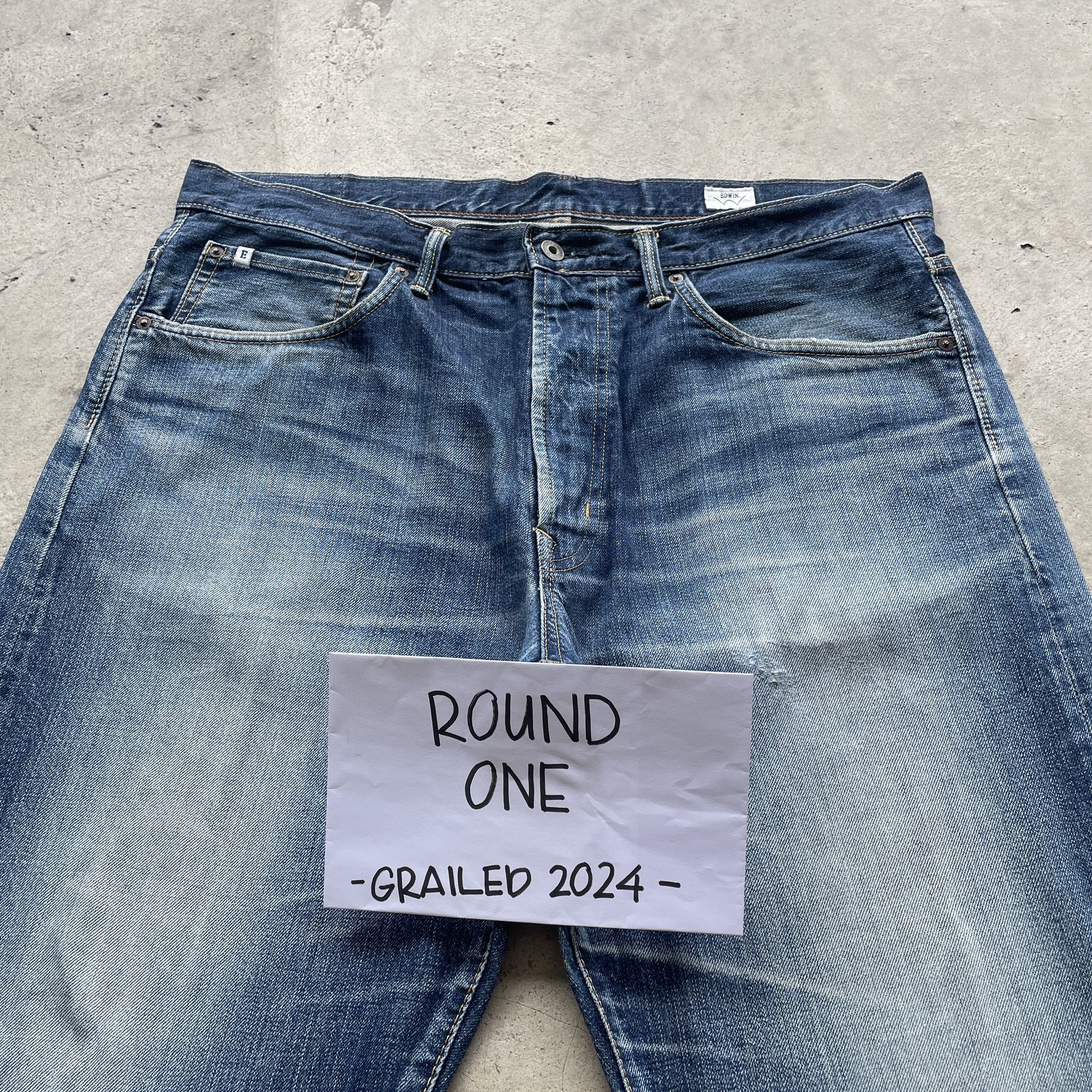 Edwin × Japanese Brand × Jean W39💥 Vintage Edwin Faded Made In Japan Jeans Pants Denim Size US 39 - 6 Thumbnail