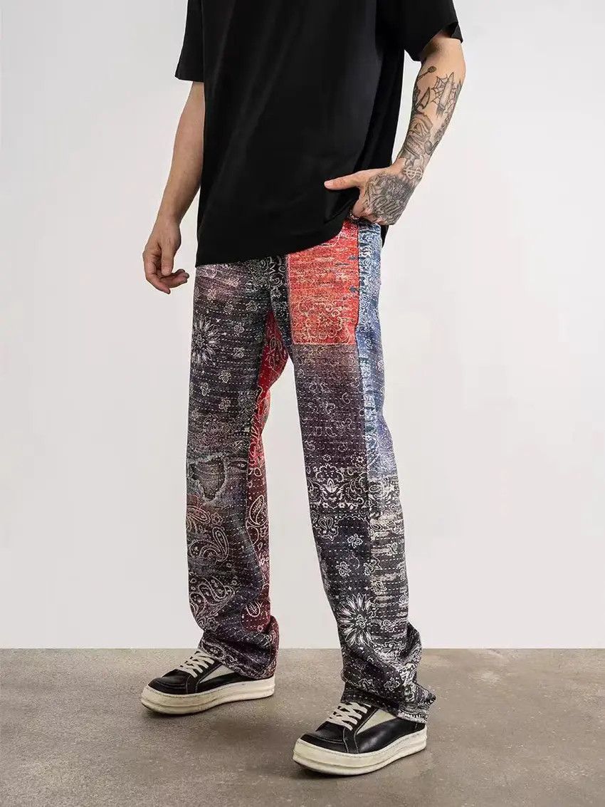 Designer × Japanese Brand Vintage Hip Hop Street Loose Casual Pants Size US 32 / EU 48 - 1 Thumbnail