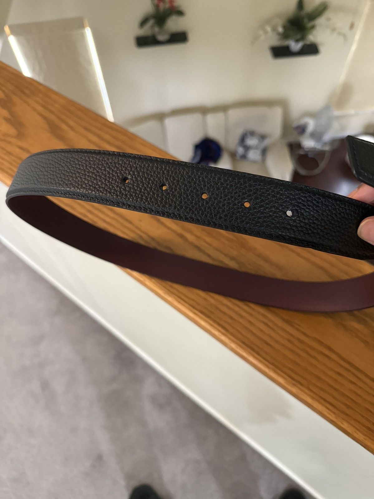 Louis Vuitton LV Heritage 35mm Reversible Belt Size 30 - 4 Thumbnail