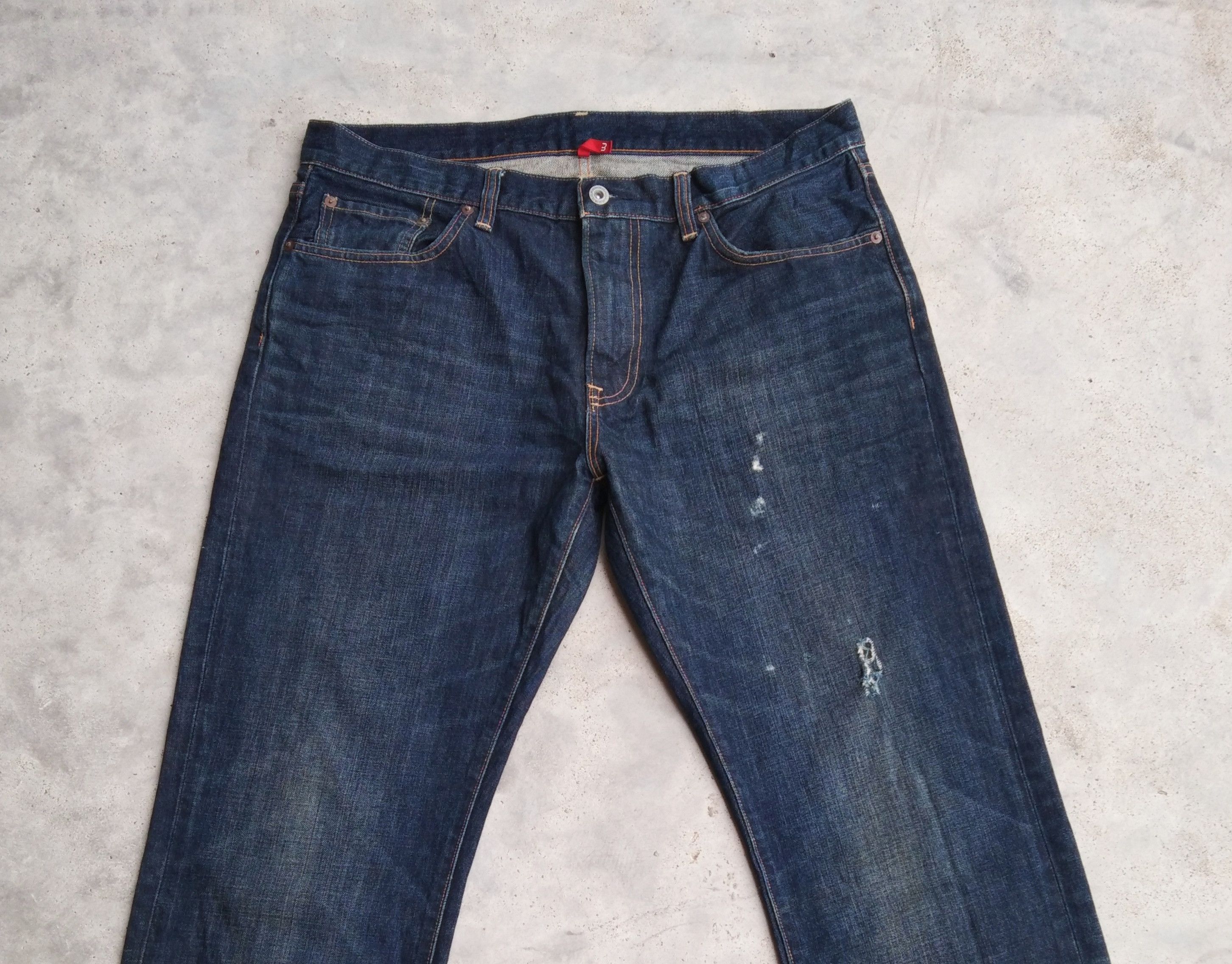 Japanese Brand Vintage Japanese Brand 'UJ' Uniqlo Denim Blue Jeans 34x29 Size US 34 / EU 50 - 4 Thumbnail