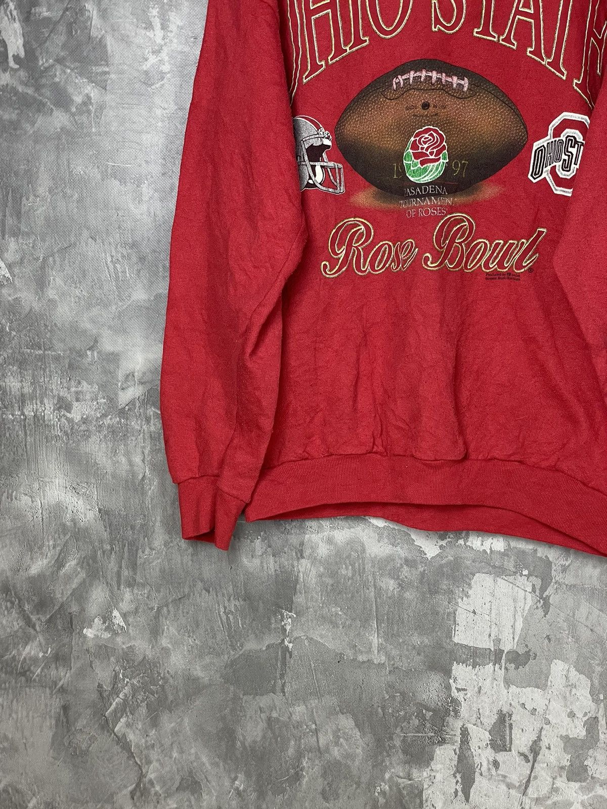 Vintage Vintage 90s Ohio State University college sweatshirt Size US L / EU 52-54 / 3 - 5 Thumbnail