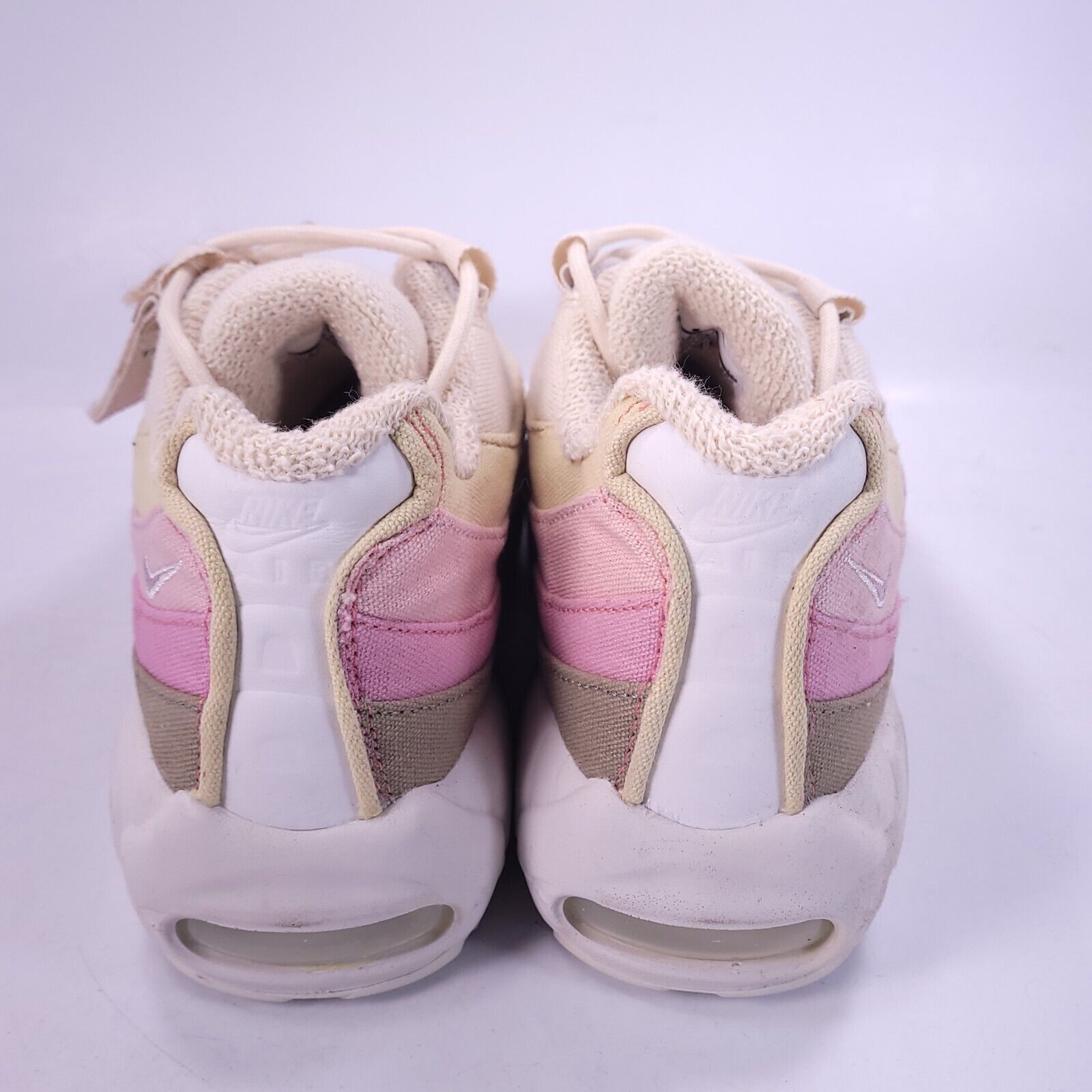 Nike Nike Air Max 95 QS Shoe Womens Size 8 CD7142-700 White Pink Size US 8 / IT 38 - 3 Thumbnail