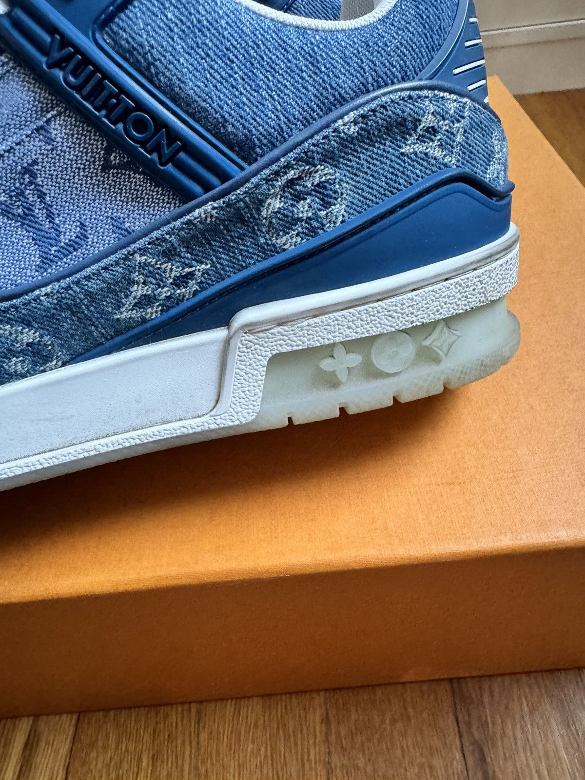 Louis Vuitton Louis Vuitton monogram denim trainers Size US 6.5 / EU 39-40 - 7 Thumbnail
