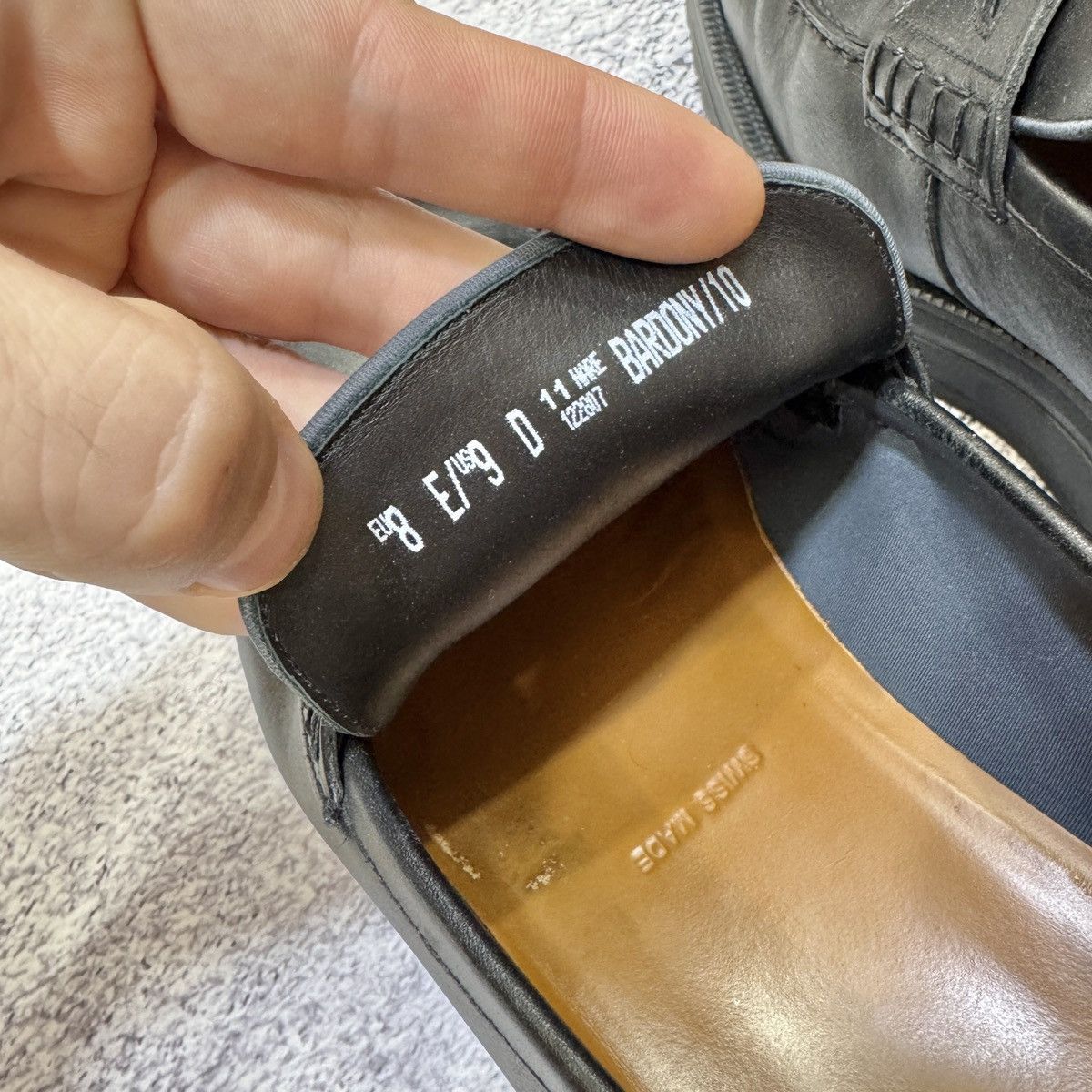 Bally Bally Bardony Black Leather Penny Loafers US9 UK8E EU42.5 Size US 9 / EU 42 - 15 Thumbnail