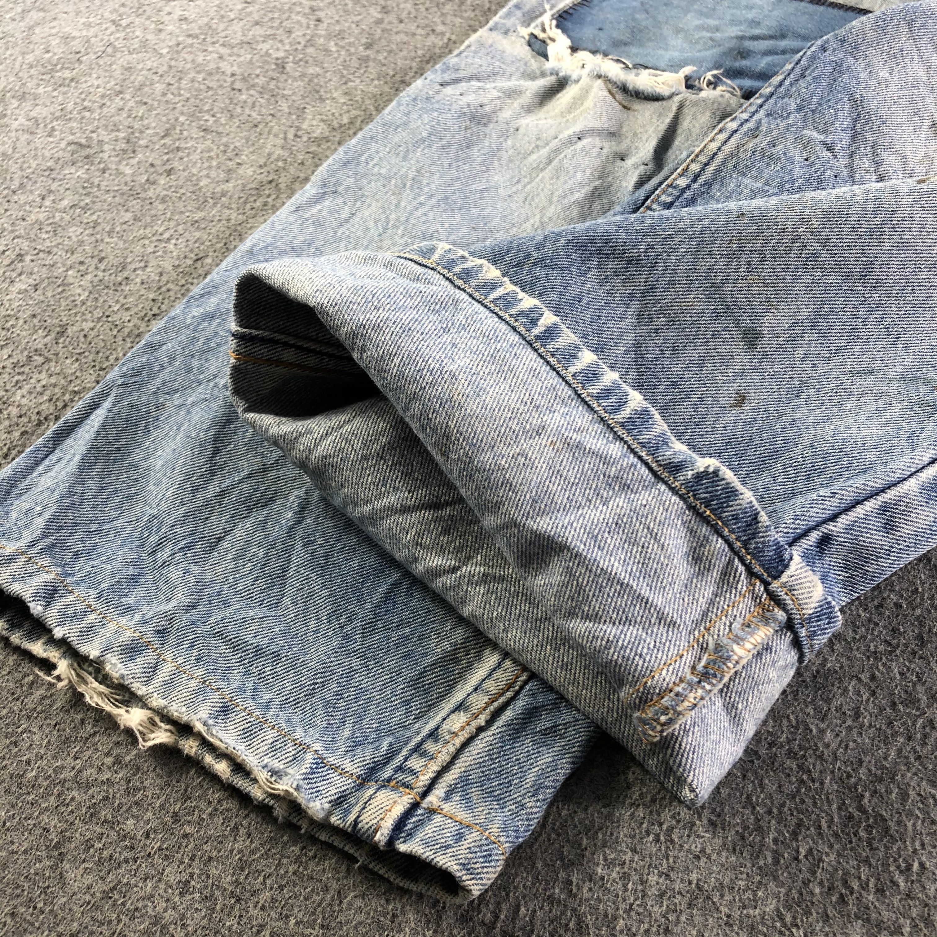 Levi's 90s Vintage Blue Wash Levis 515 Jeans-J3634 Size US 33 - 7 Thumbnail