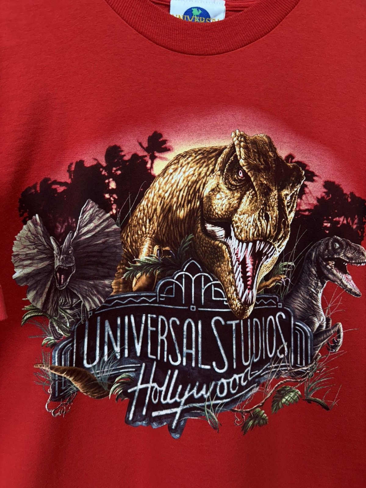 Vintage 90’s Vintage Jurassic Park Universal Studios Tee Shirt XL Size US XL / EU 56 / 4 - 4 Thumbnail