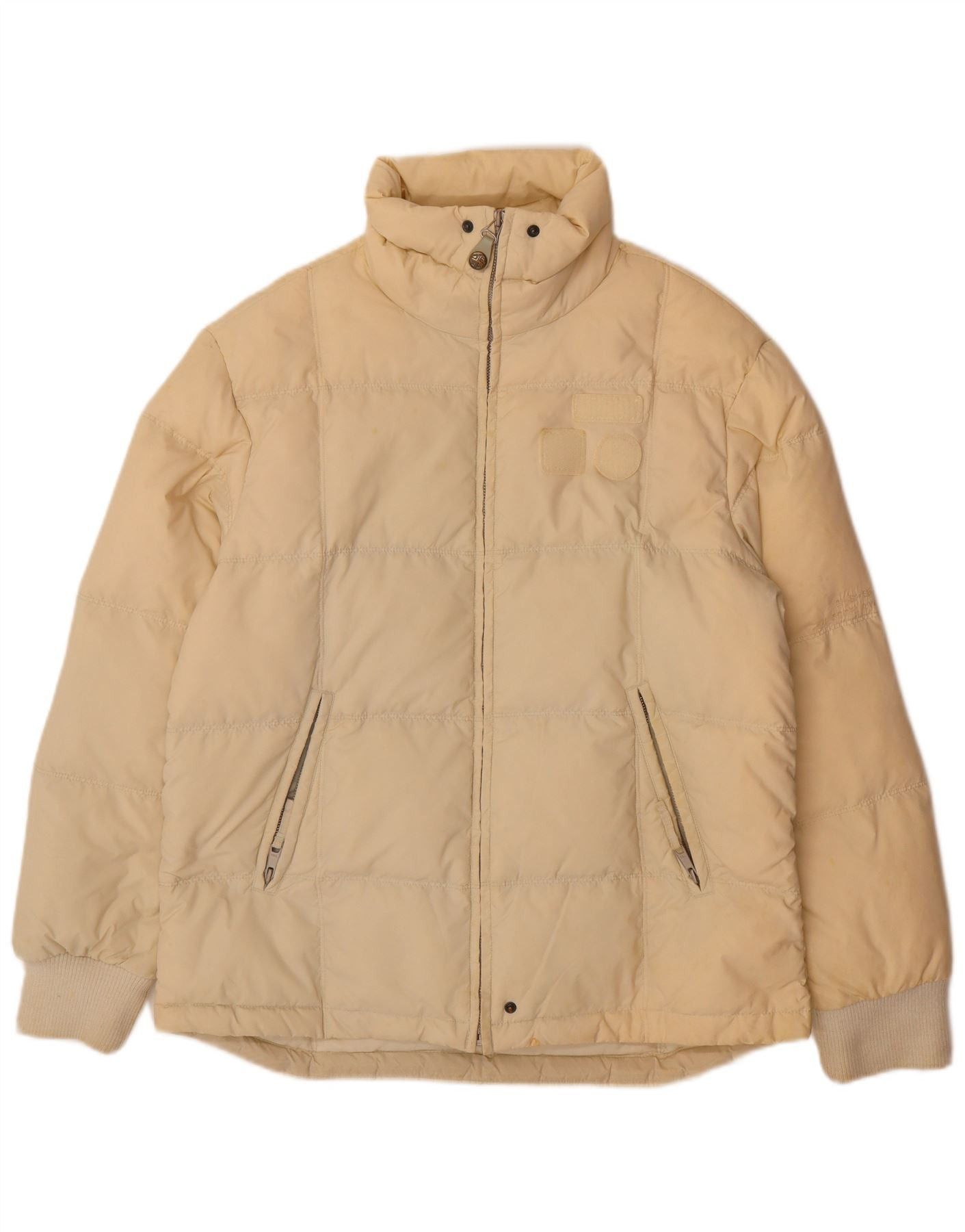 Diesel Mens Padded Jacket UK 38 Medium Beige Polyamide Size US L / EU 52-54 / 3 - 1 Thumbnail