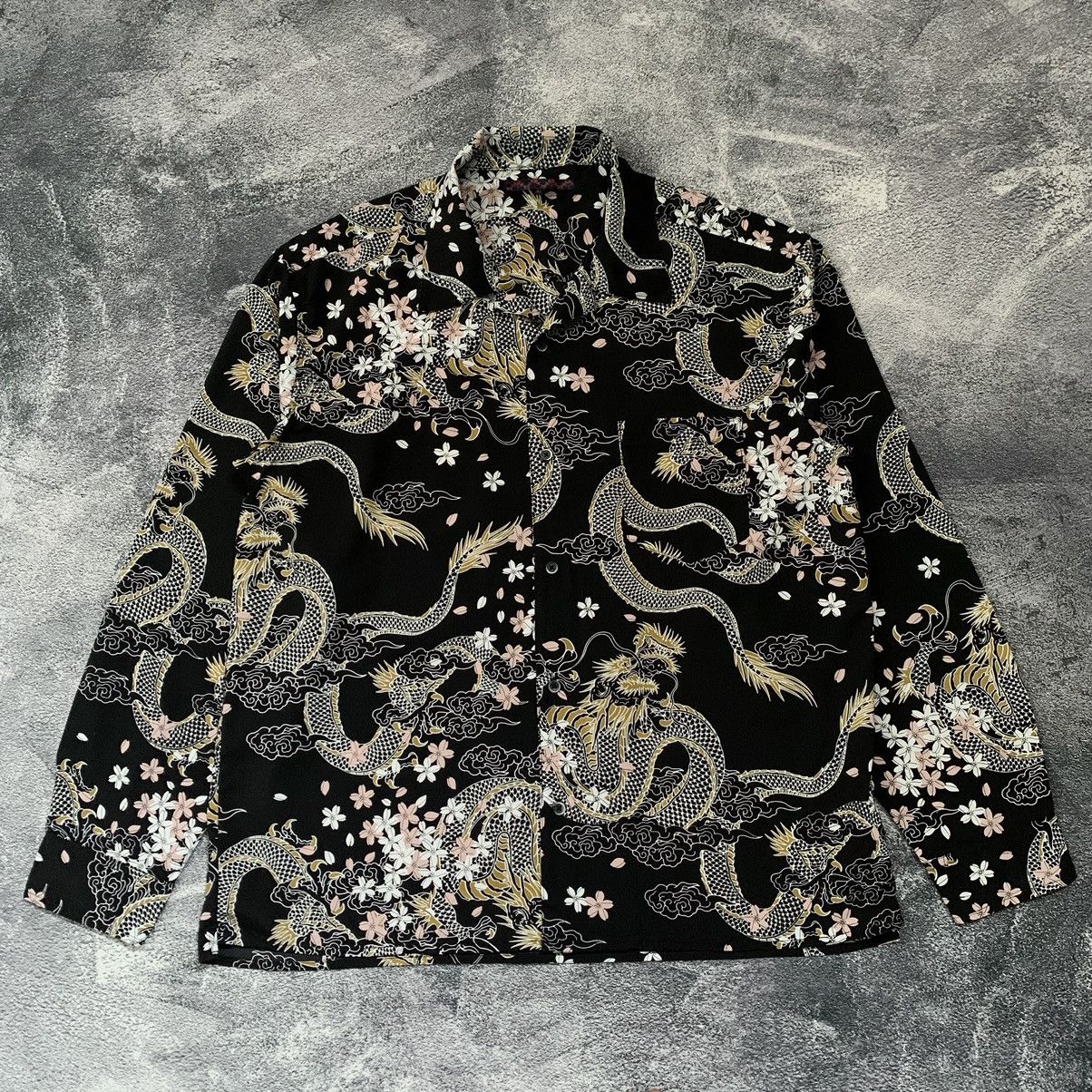 Japanese Brand Japanese Traditional Flying dragon Shirt Size US XL / EU 56 / 4 - 1 Thumbnail