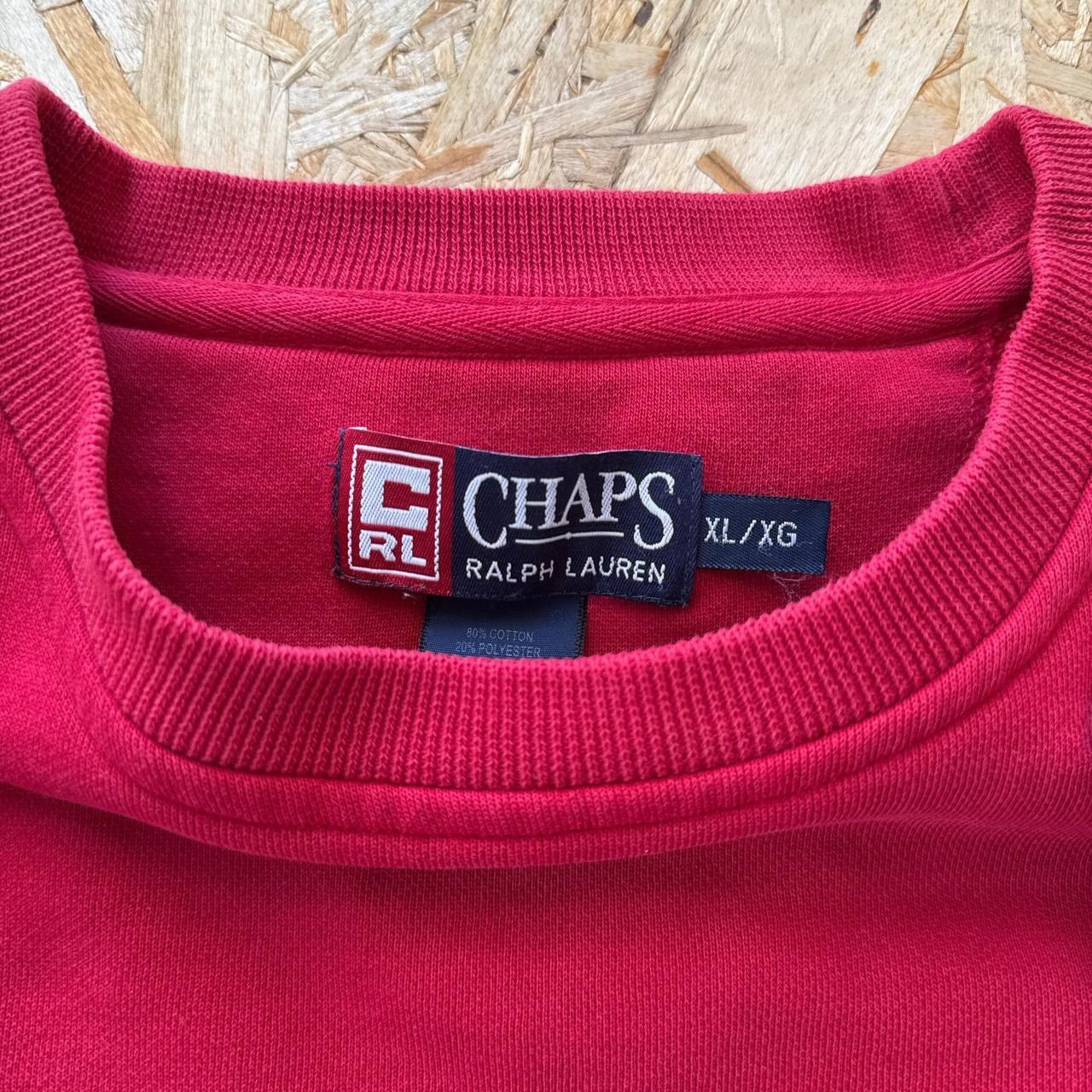 Polo Ralph Lauren × Vintage Vintage 90s Chaps Ralph Lauren Sweatshirt Size US XL / EU 56 / 4 - 5 Thumbnail