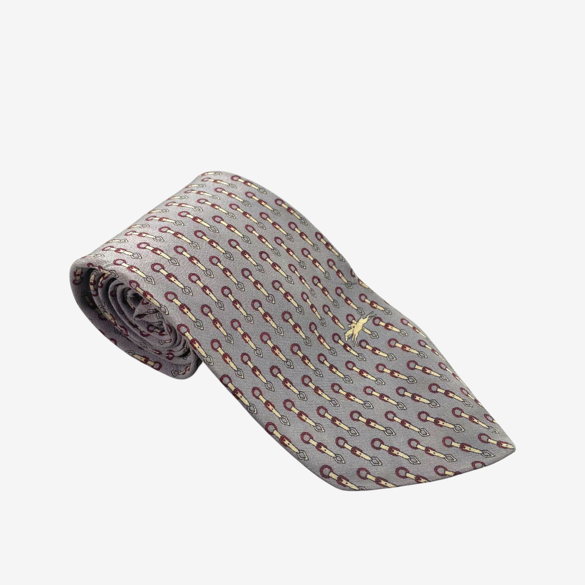 Longchamp Vintage Longchamp SILK Necktie Cravate Pure Silk Neck Tie Size ONE SIZE - 1 Thumbnail