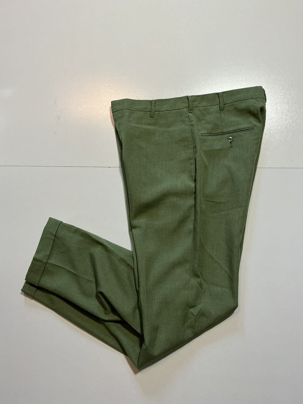Levi's Vintage 70s 80s Levis Sta-Prest Cuffed Leisure Dress Pants Size US 32 / EU 48 - 2 Thumbnail