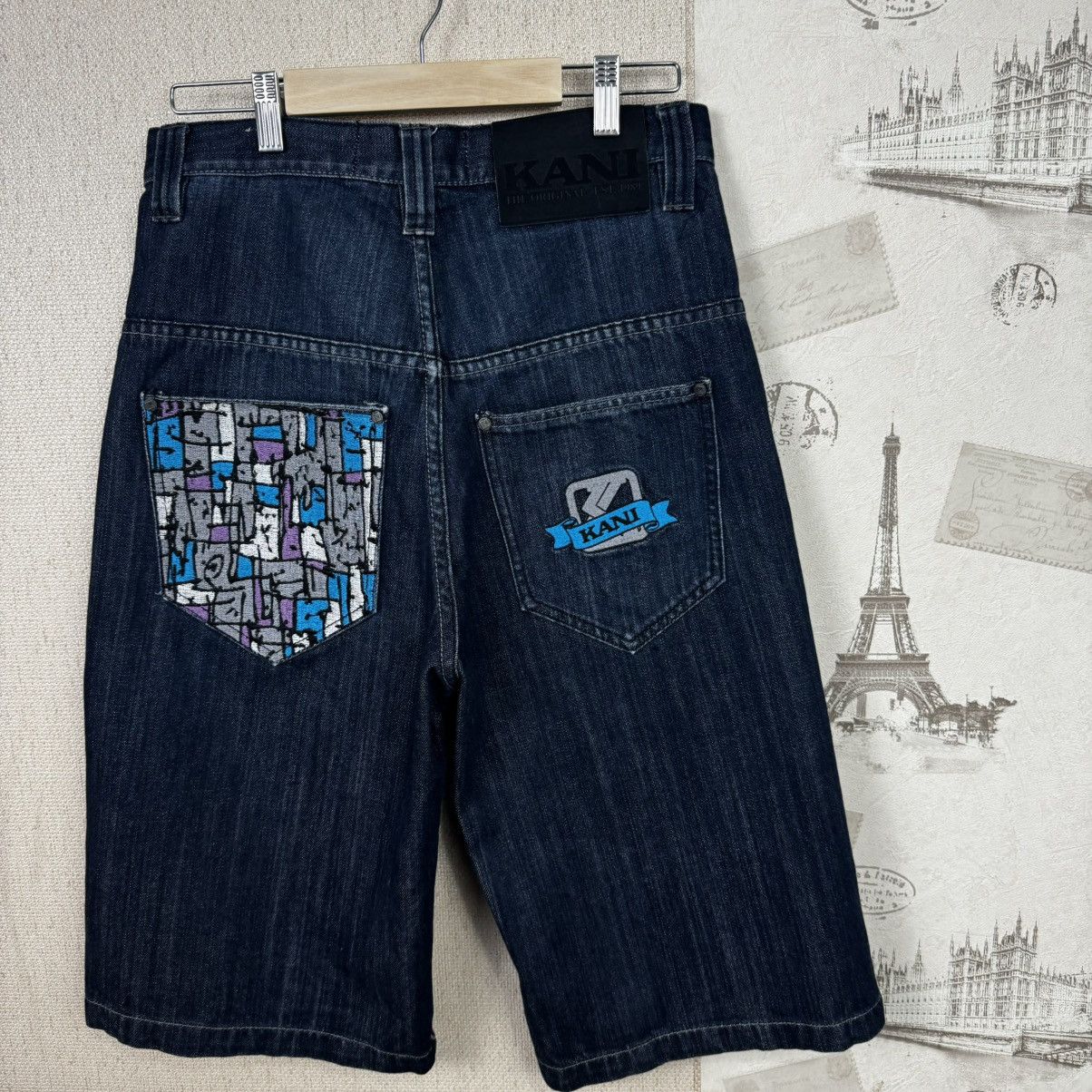 Karl Kani Vintage Karl Kani Shorts Denim 30 Streetwear Rap Jnco Size US 30 / EU 46 - 6 Thumbnail