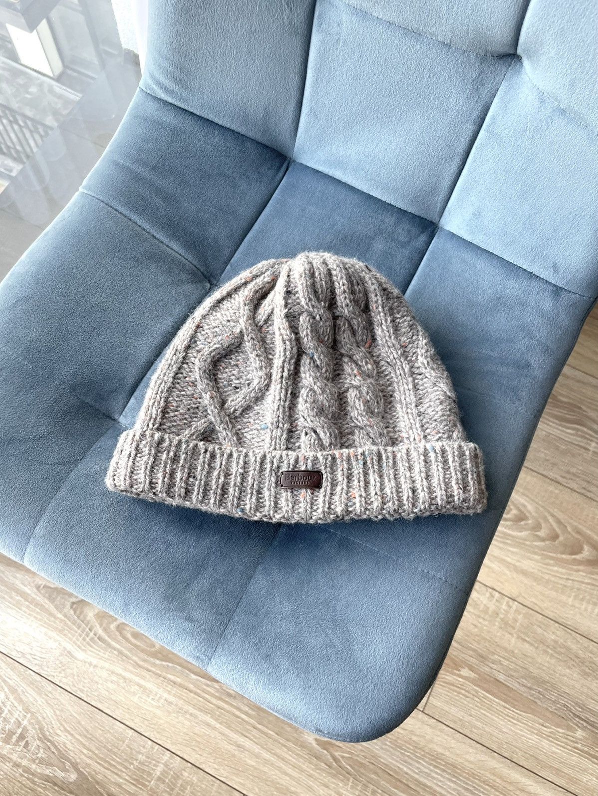 Barbour Barbour England Cable Knit Wool Blend Beanie Hat Size ONE SIZE - 1 Thumbnail