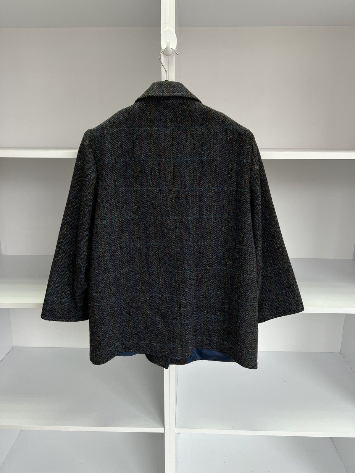 Harris Tweed × Vintage Vintage Harris Tweed Wool Old Money Style Blazer Jacket Size 42R - 13 Thumbnail