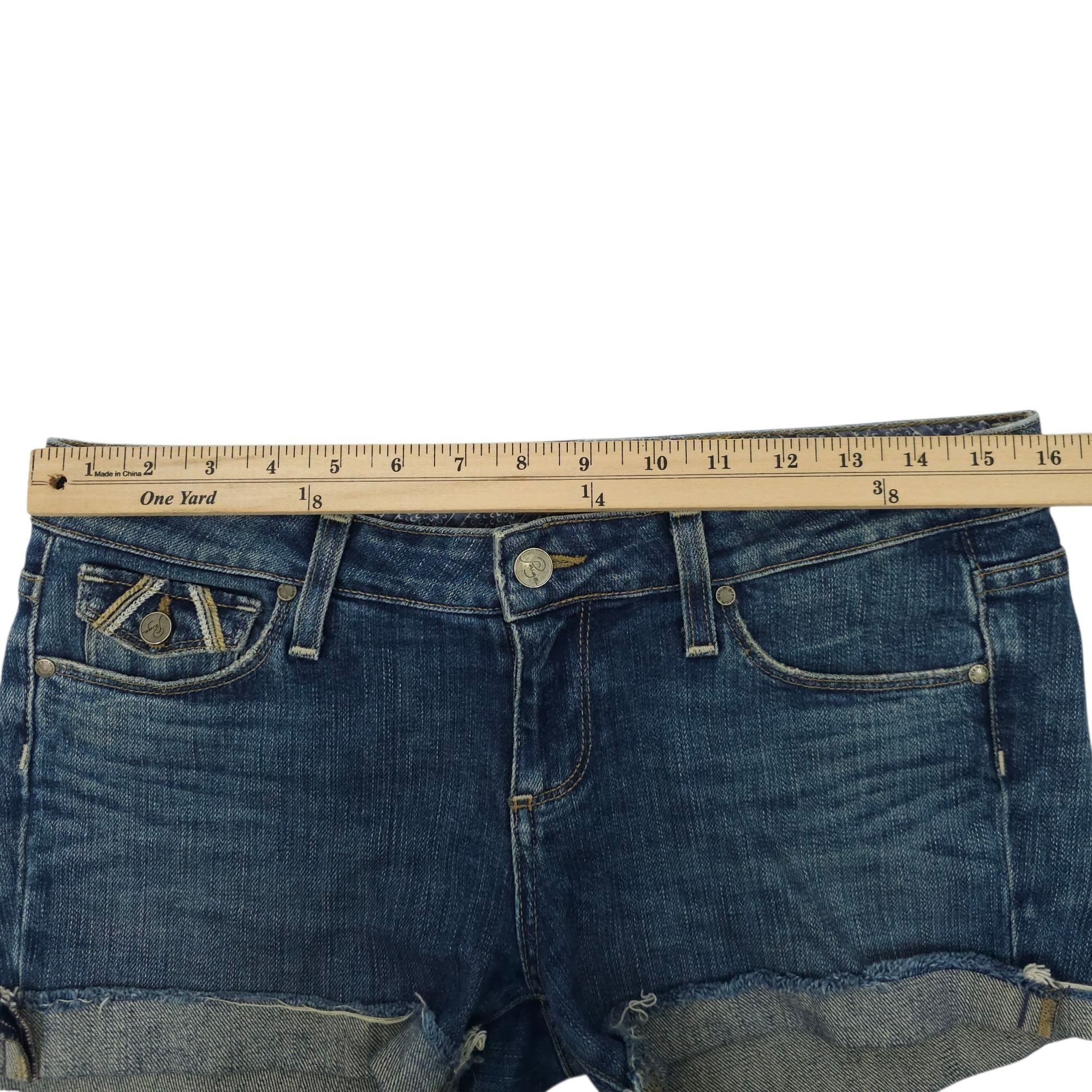 Paige Paige Fairfax Premium Denim DIY Cut Off Shorts Womens Size 2 Size 29" - 3 Thumbnail