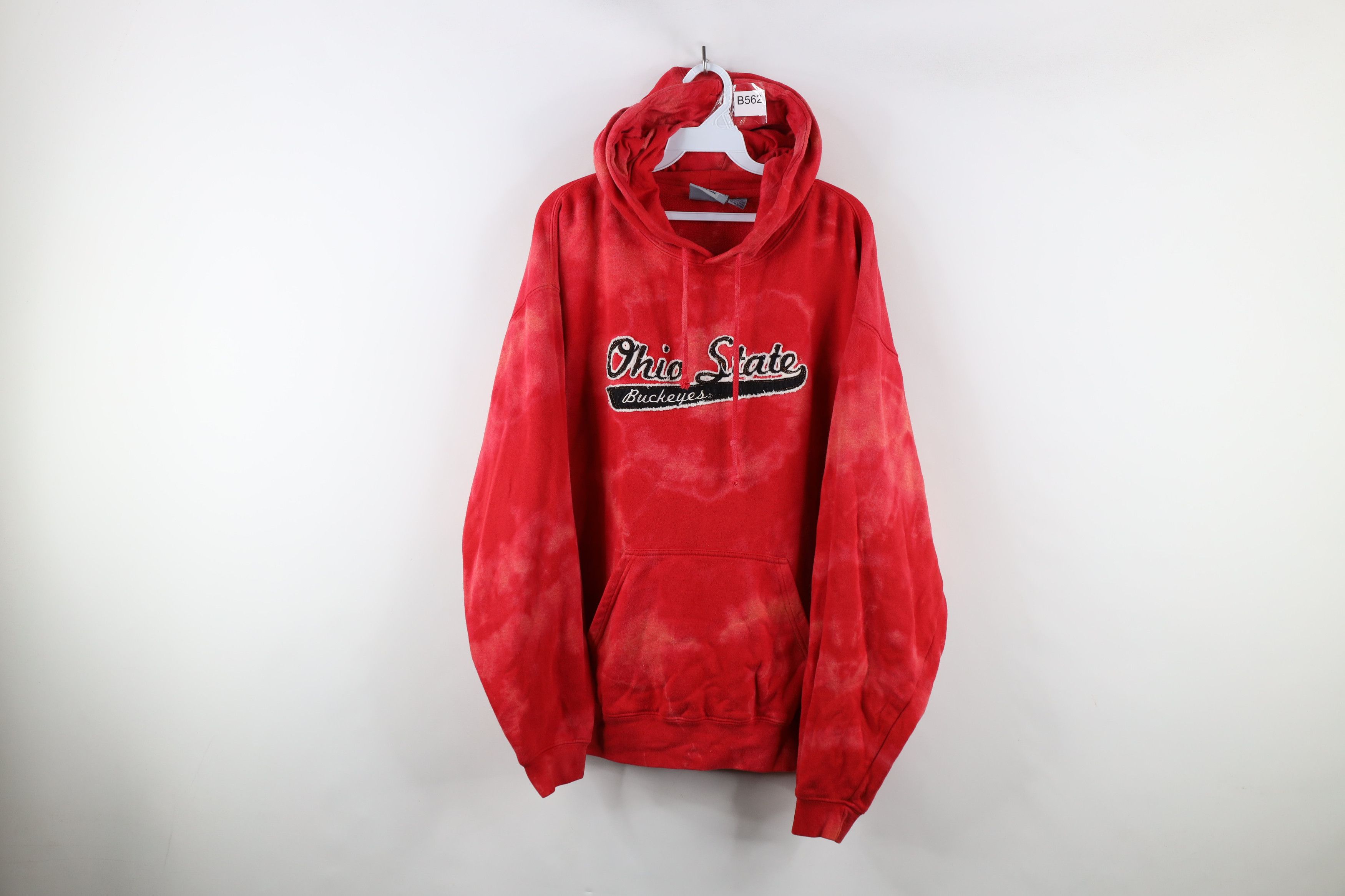 Vintage Vintage 90s Script Acid Wash Ohio State University Hoodie Size US L / EU 52-54 / 3 - 1 Thumbnail
