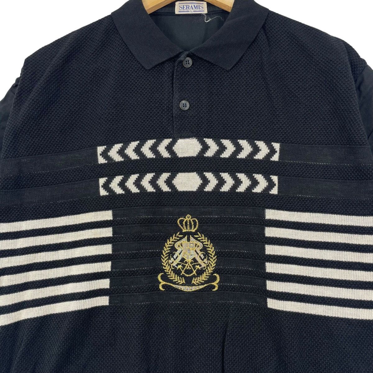 Vintage Vintage 80s Seramis Crown Logo Embroid Polo Jumper Short Size US L / EU 52-54 / 3 - 4 Thumbnail