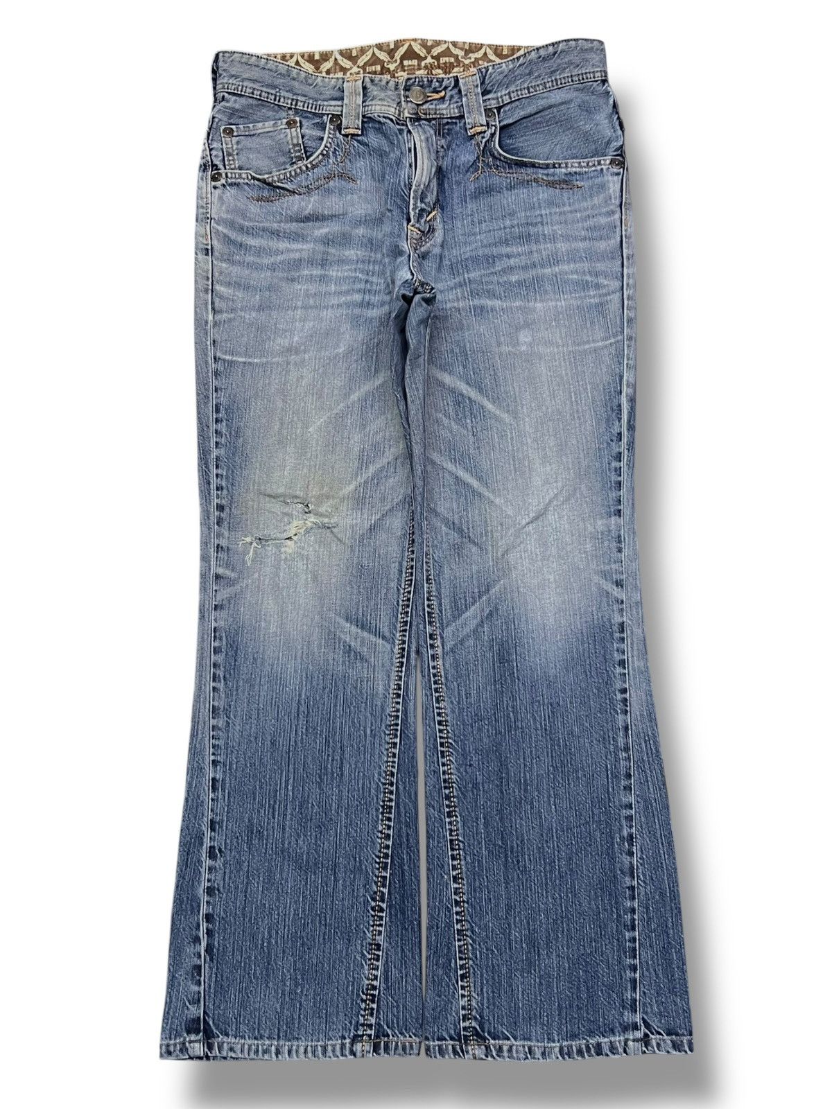 Edwin Bootcut Vintage Edwin 431 Japan - Faded, Distressed Jeans Size US 34 / EU 50 - 2 Thumbnail