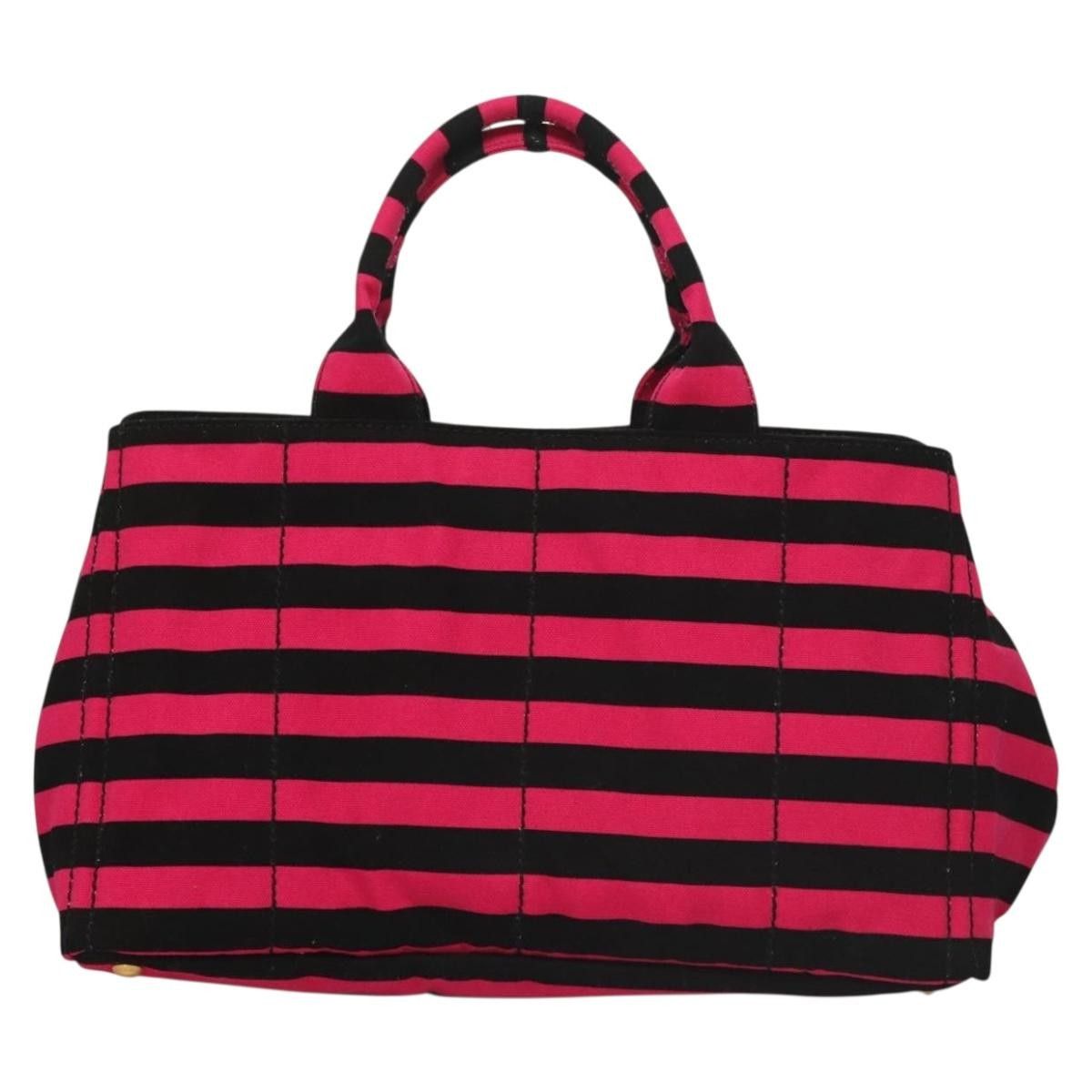 Prada Canapa Open Tote Canvas