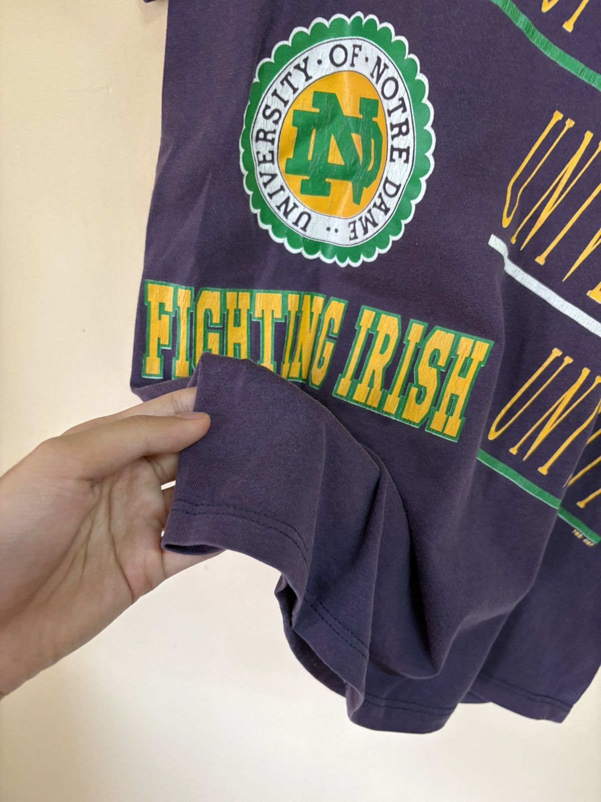 NFL Vintage 90s University Notre Dame Fighting Irish NFL Sport Size US M / EU 48-50 / 2 - 11 Thumbnail