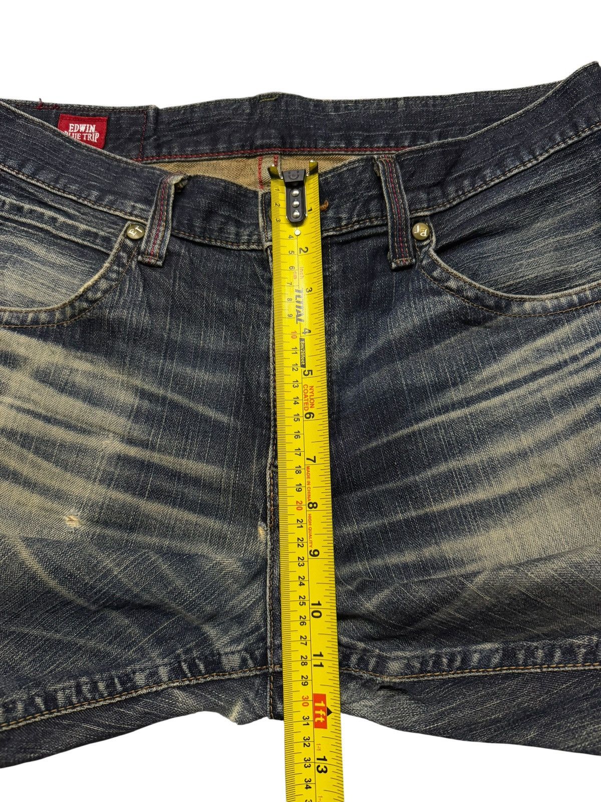 Edwin Vintage Edwin Blue Trip Japan Denim Jeans | Vintage Fade W35 Size US 35 - 16 Thumbnail