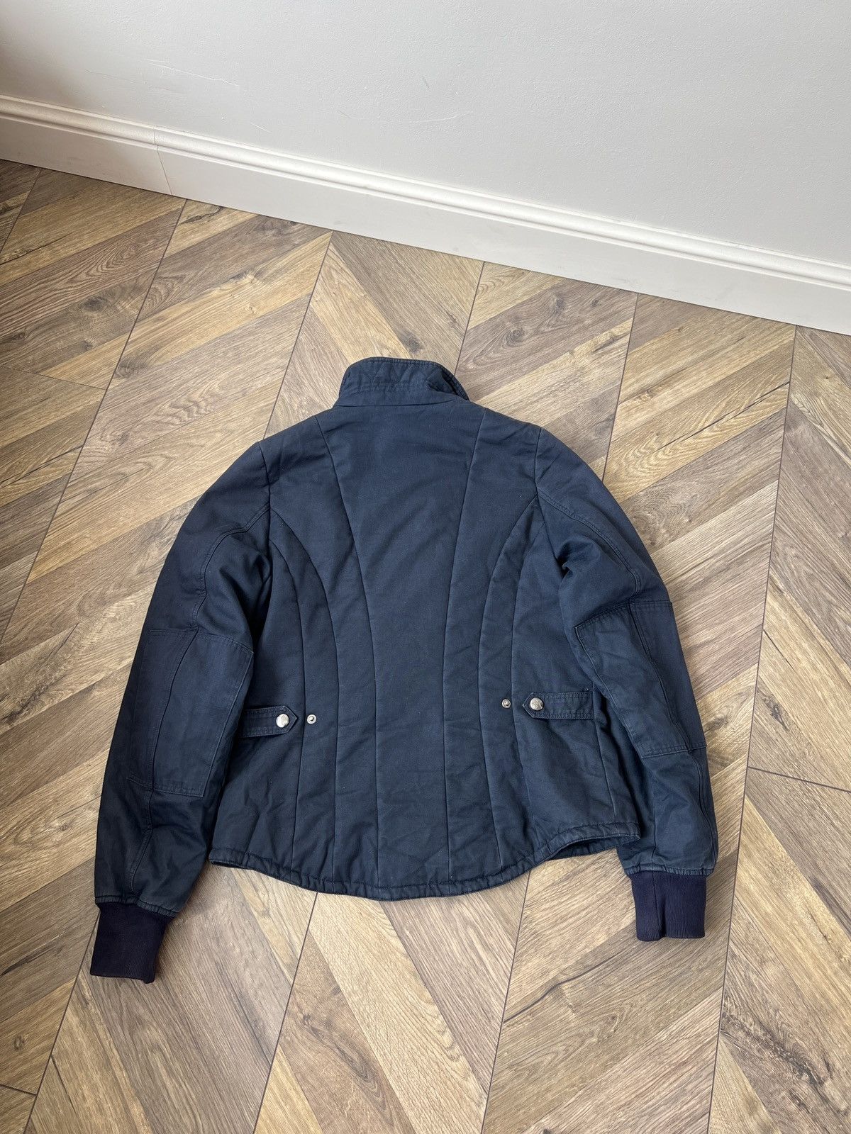 JET SET Vintage Jet Set women’s Navy Multi pocket Field Jacket Size XS / US 0-2 / IT 36-38 - 17 Thumbnail
